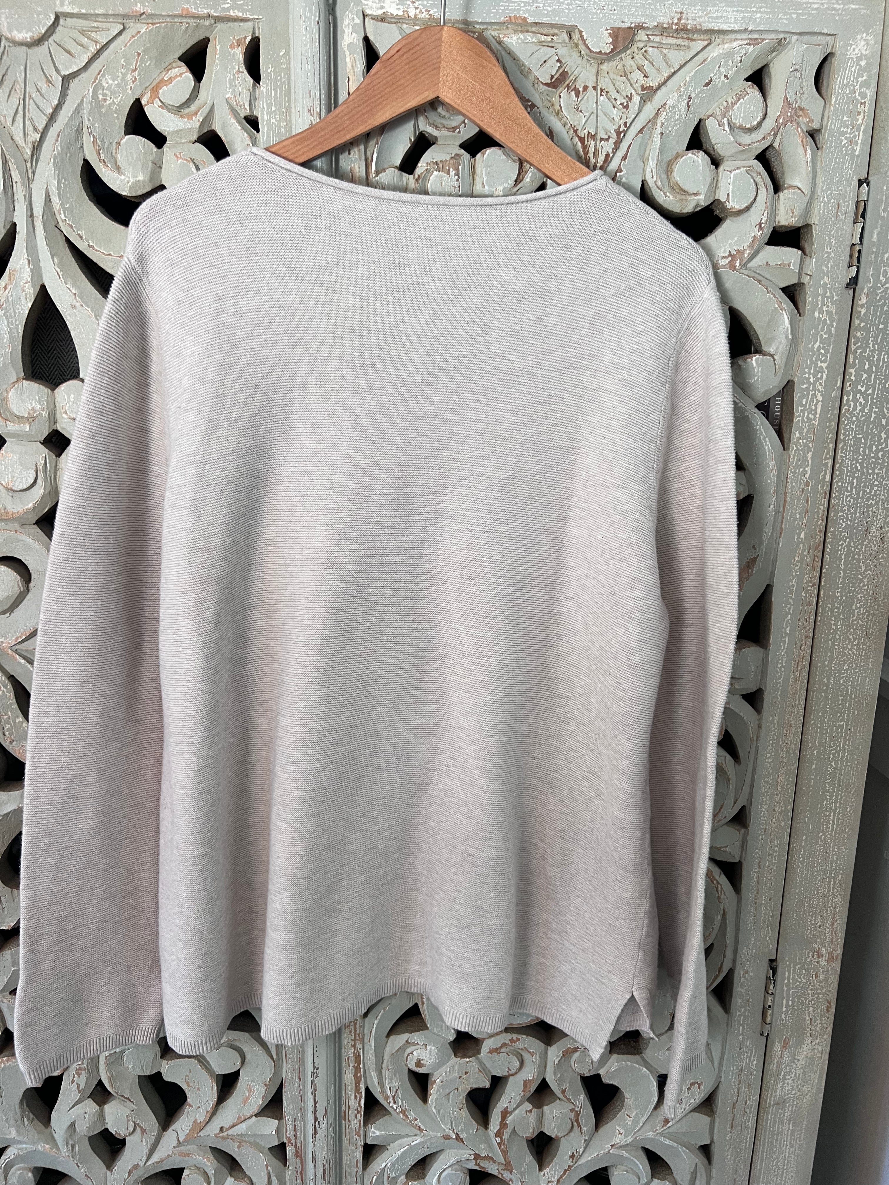 Talbots Neutral Sweater Size XL (RESTYLE)