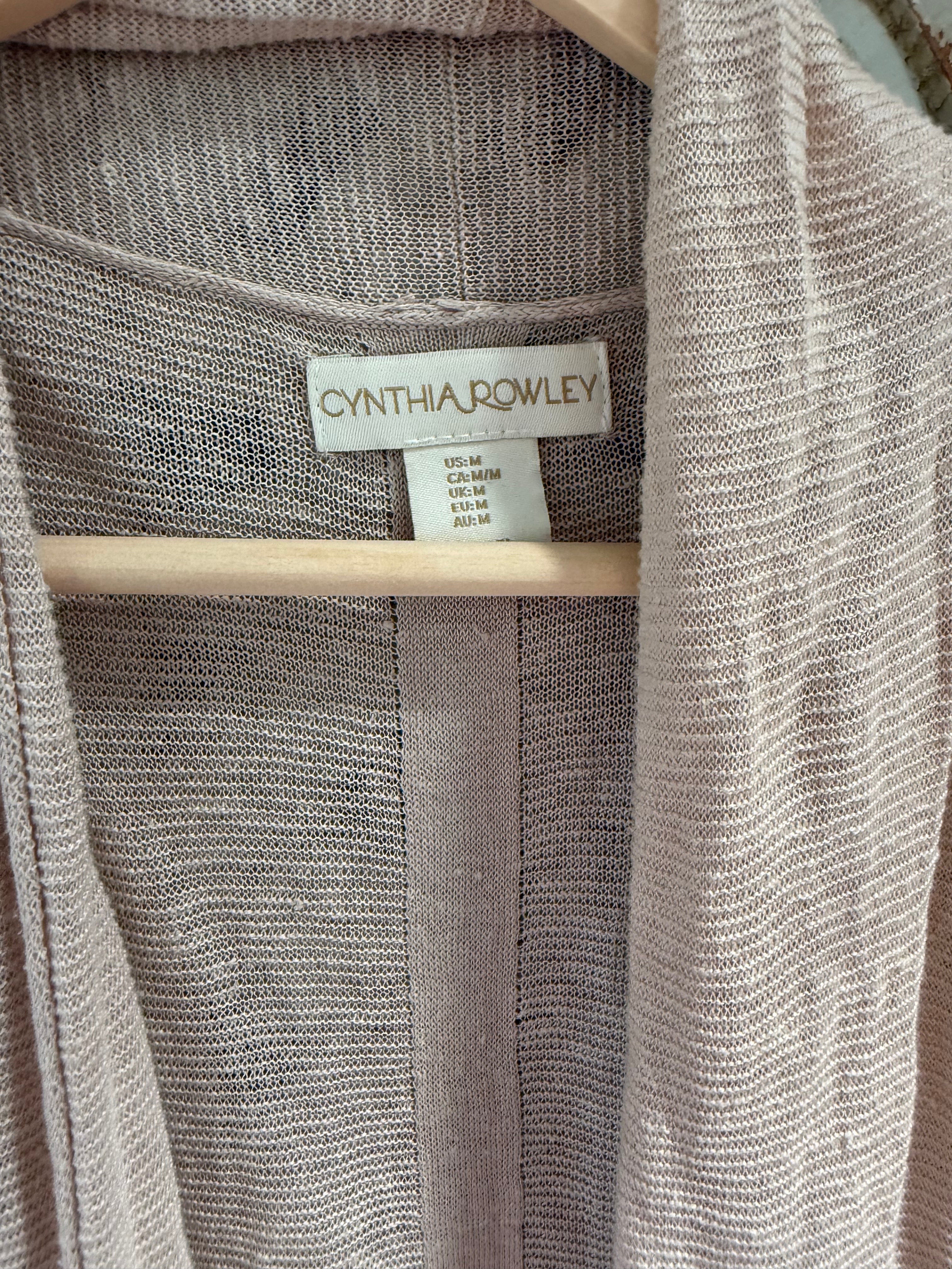 Cream Shawl Cardigan Size M (RESTYLE)