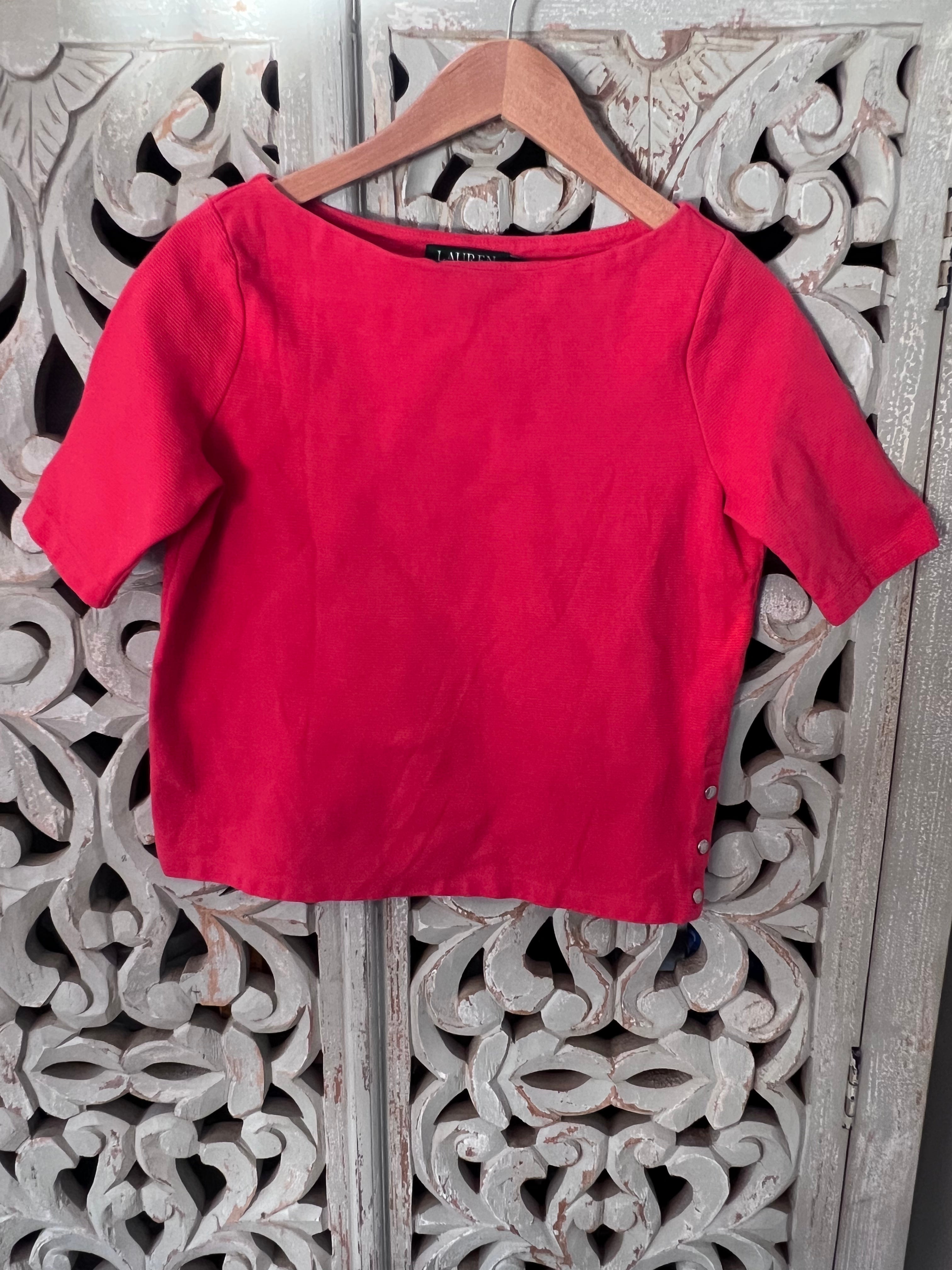 Ralph Lauren Coral Top Size S (RESTYLE)