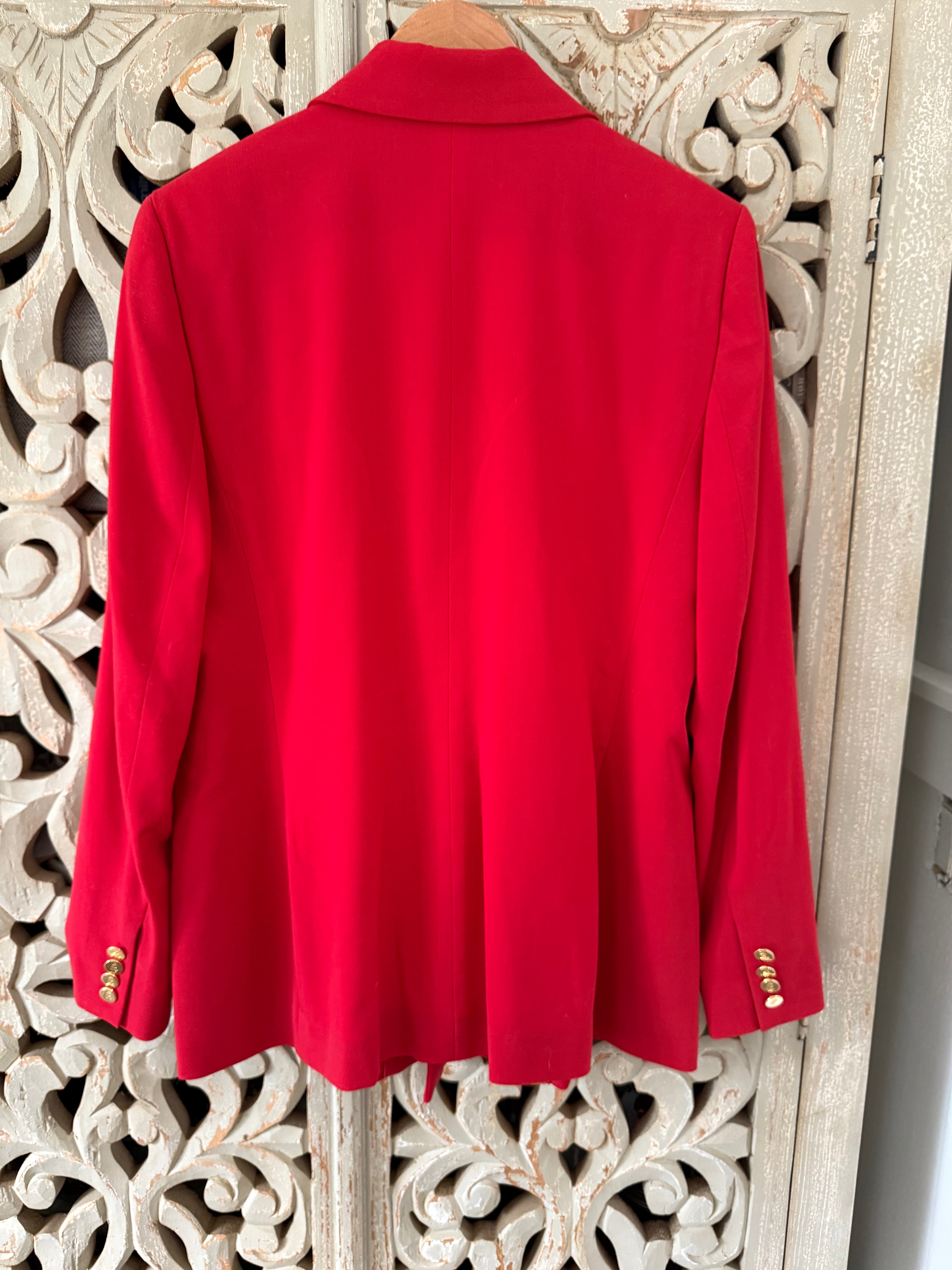 Ralph Lauren Coral Blazer Size 14 (RESTYLE)
