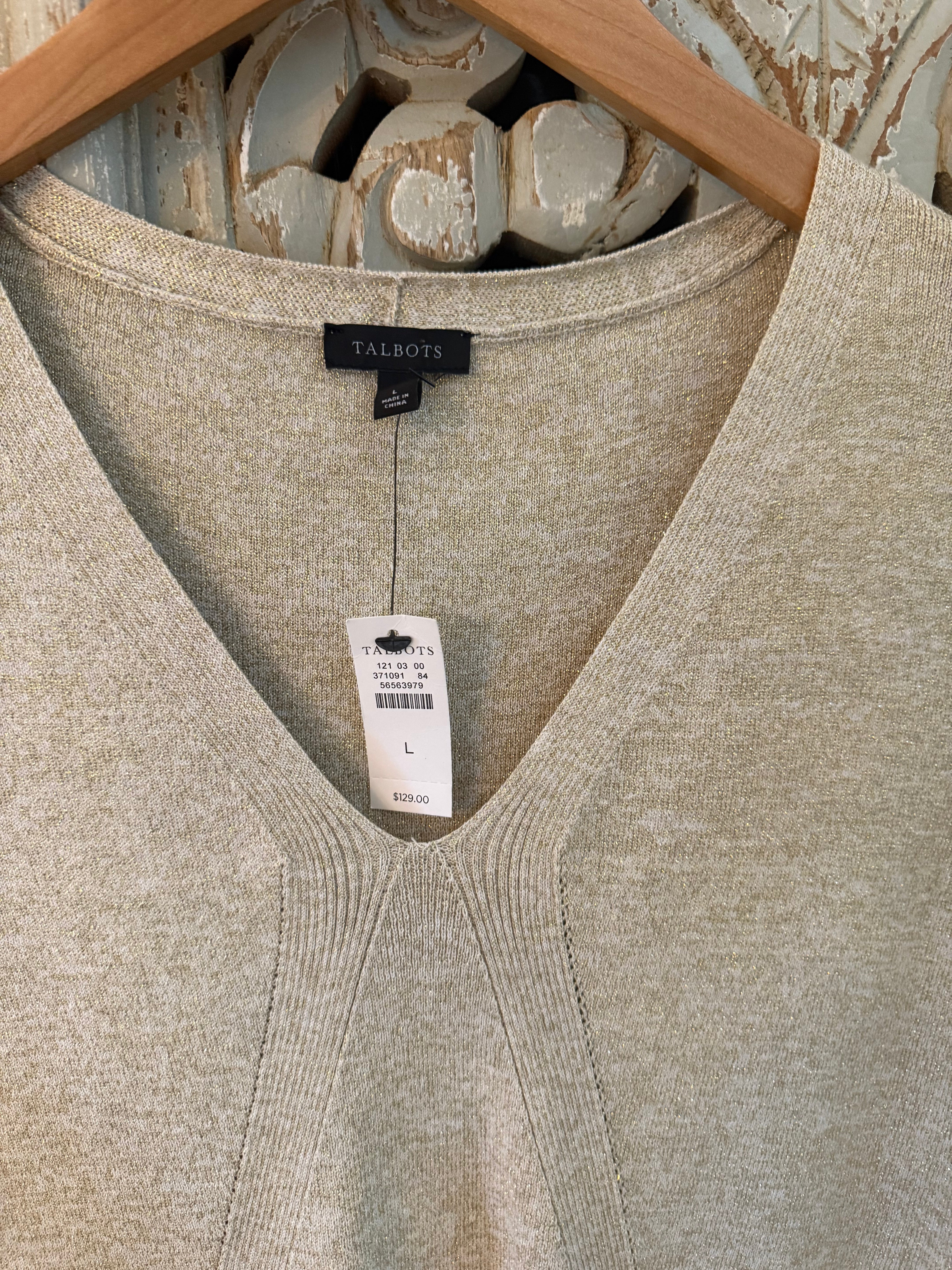 NWT Talbots Top, Size L (RESTYLE)