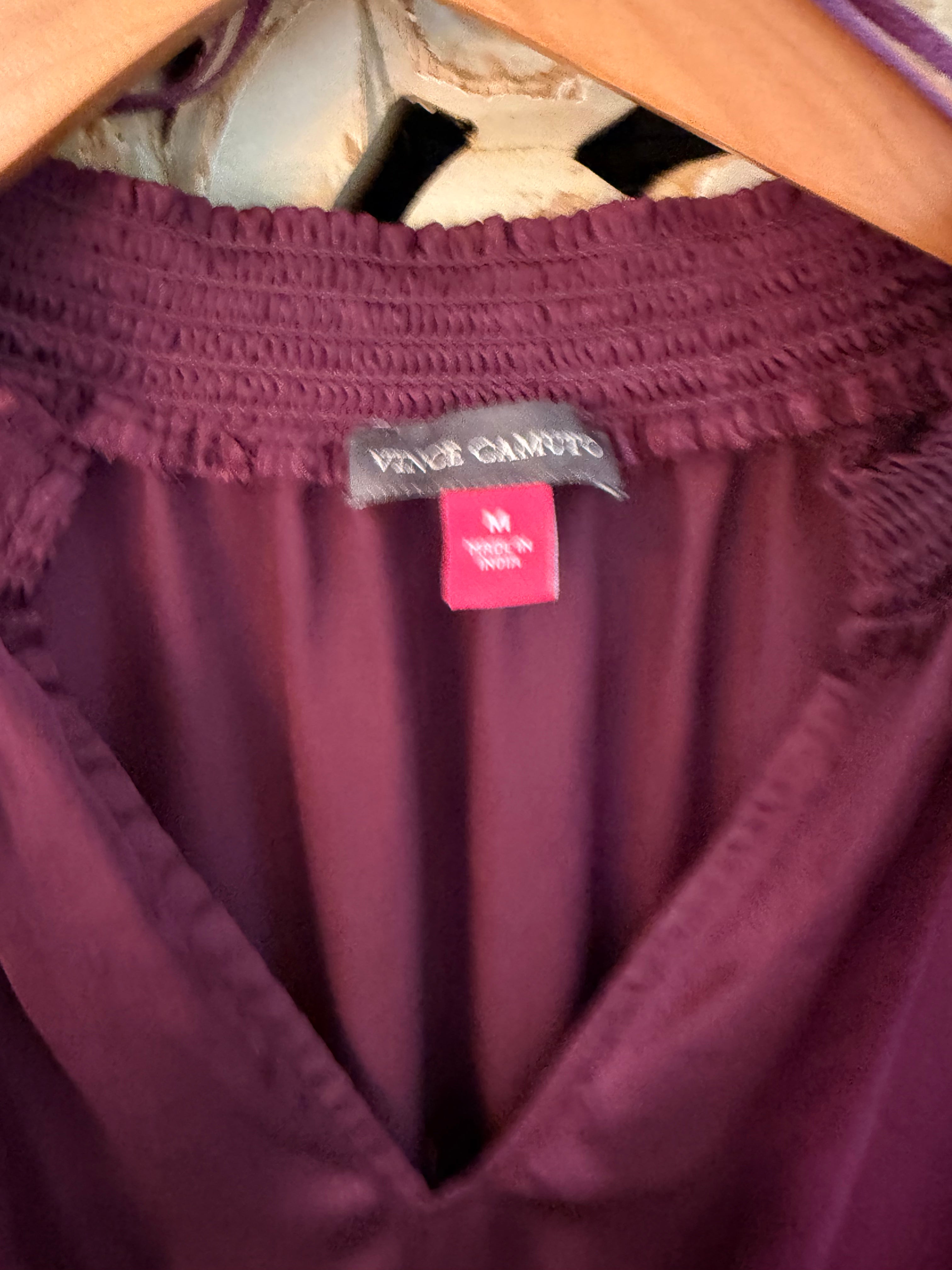 Vince Camuto Plum Top Size M (RESTYLE)