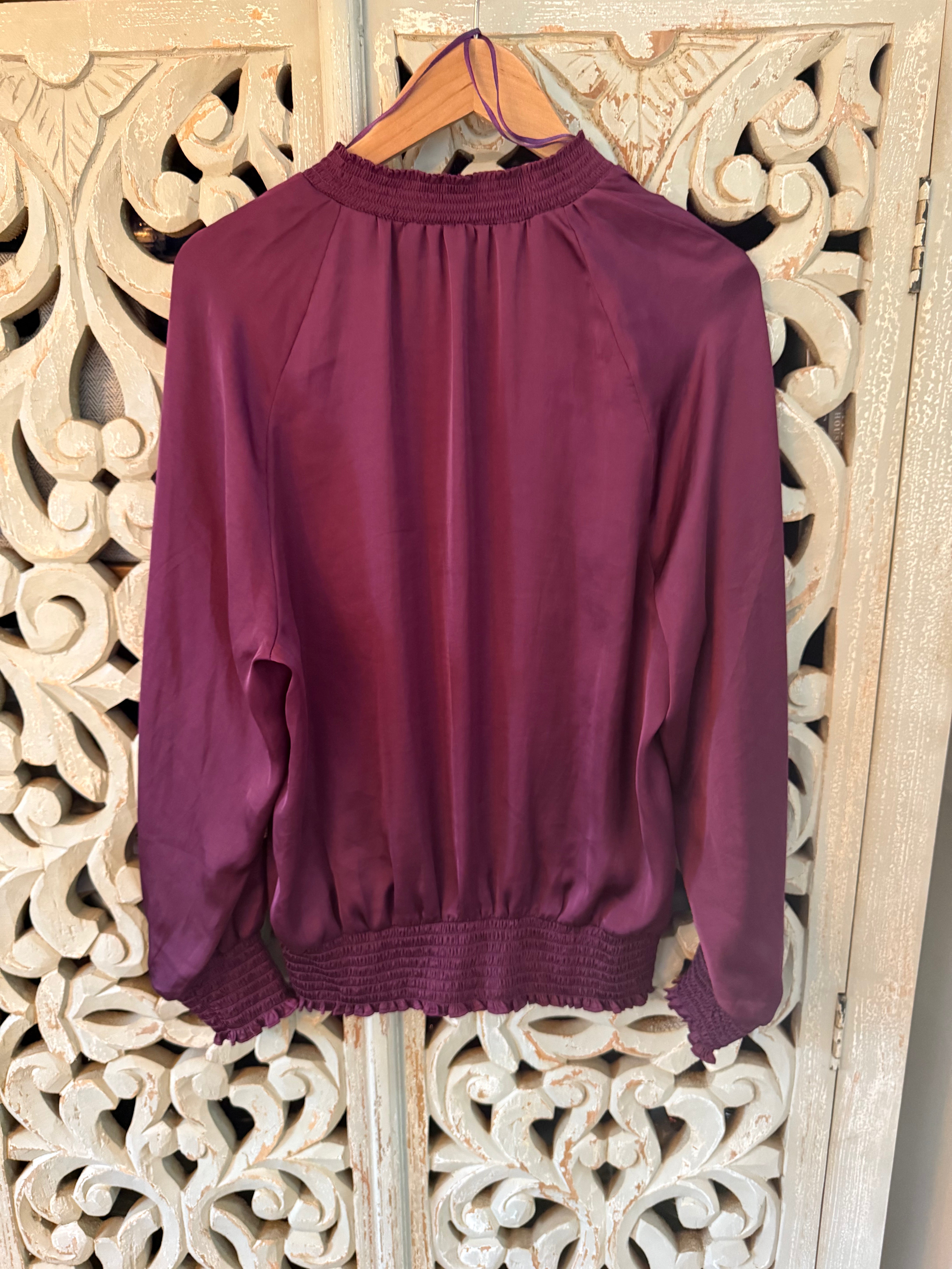 Vince Camuto Plum Top Size M (RESTYLE)