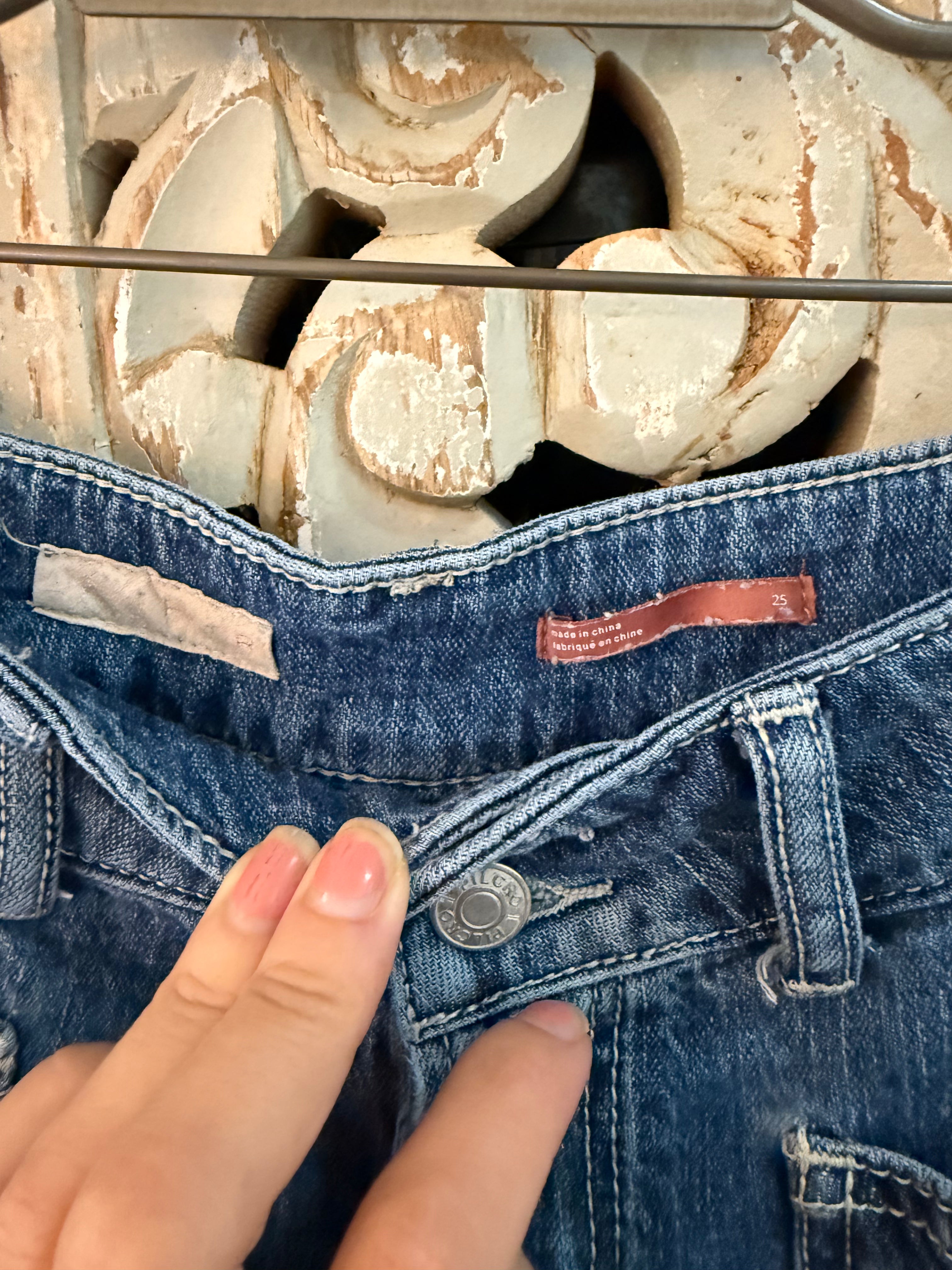 Anthropologie Barrel Jeans Size 25 (RESTYLE)