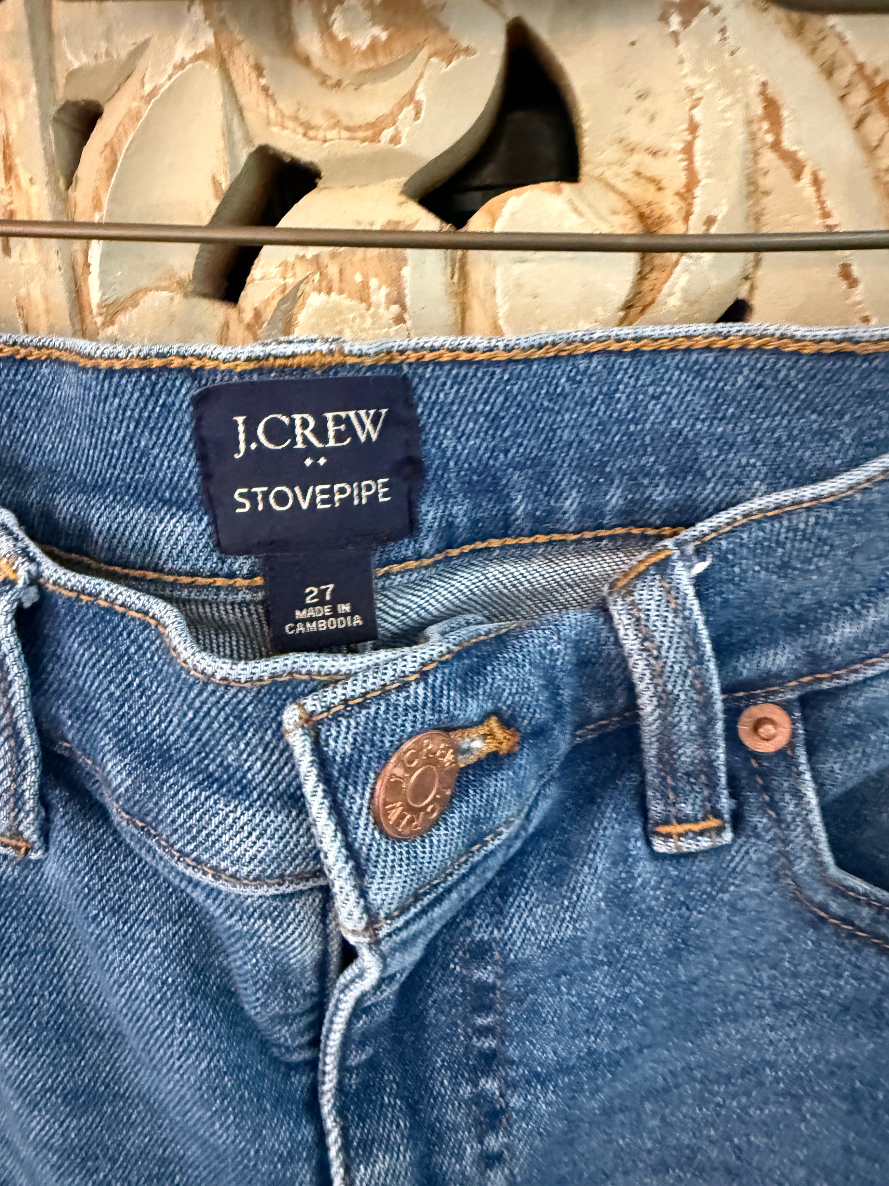 J CREW Jeans Size 27 (RESTYLE)