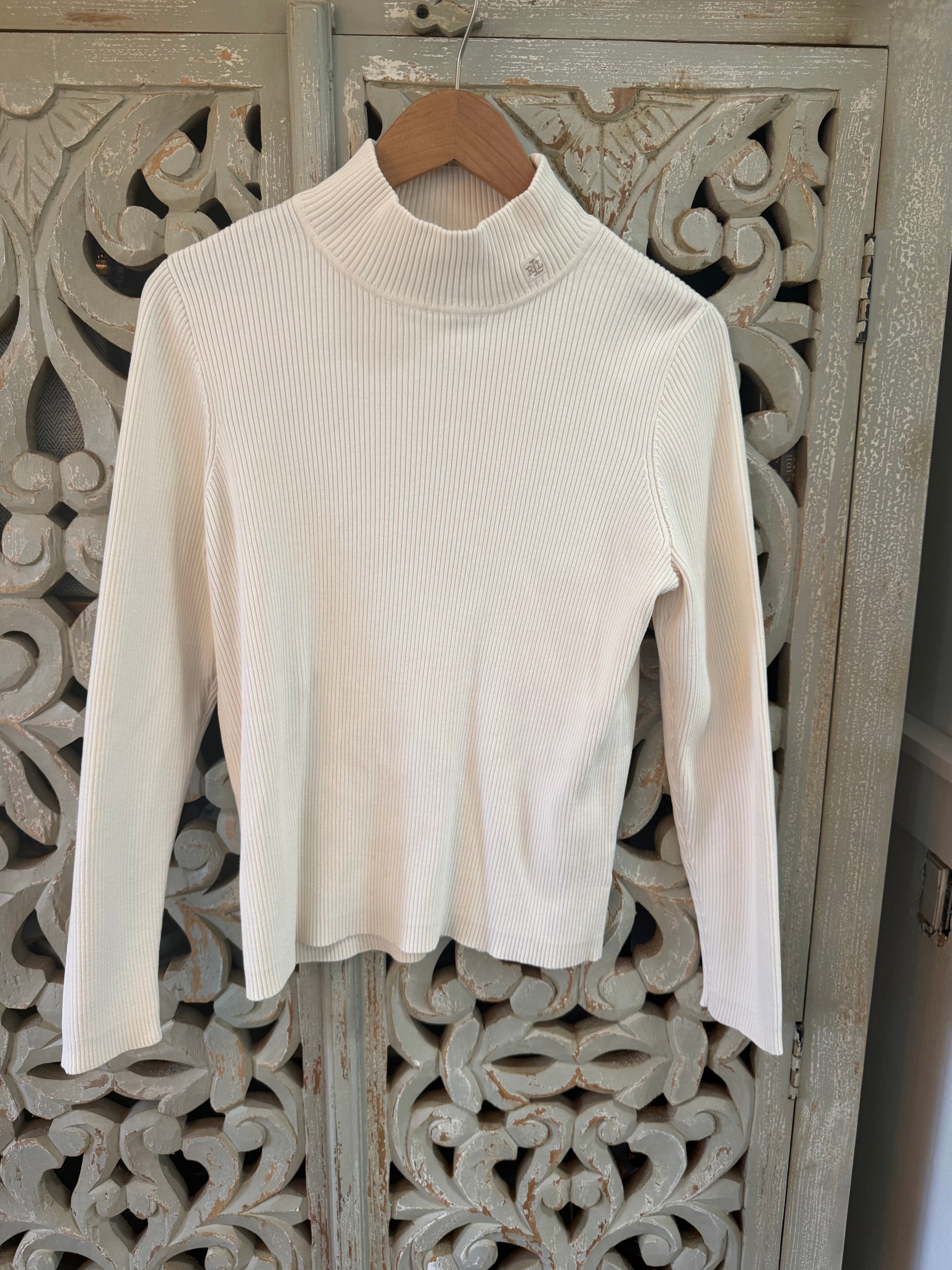 Ralph Lauren Mock Neck Size L (RESTYLE)