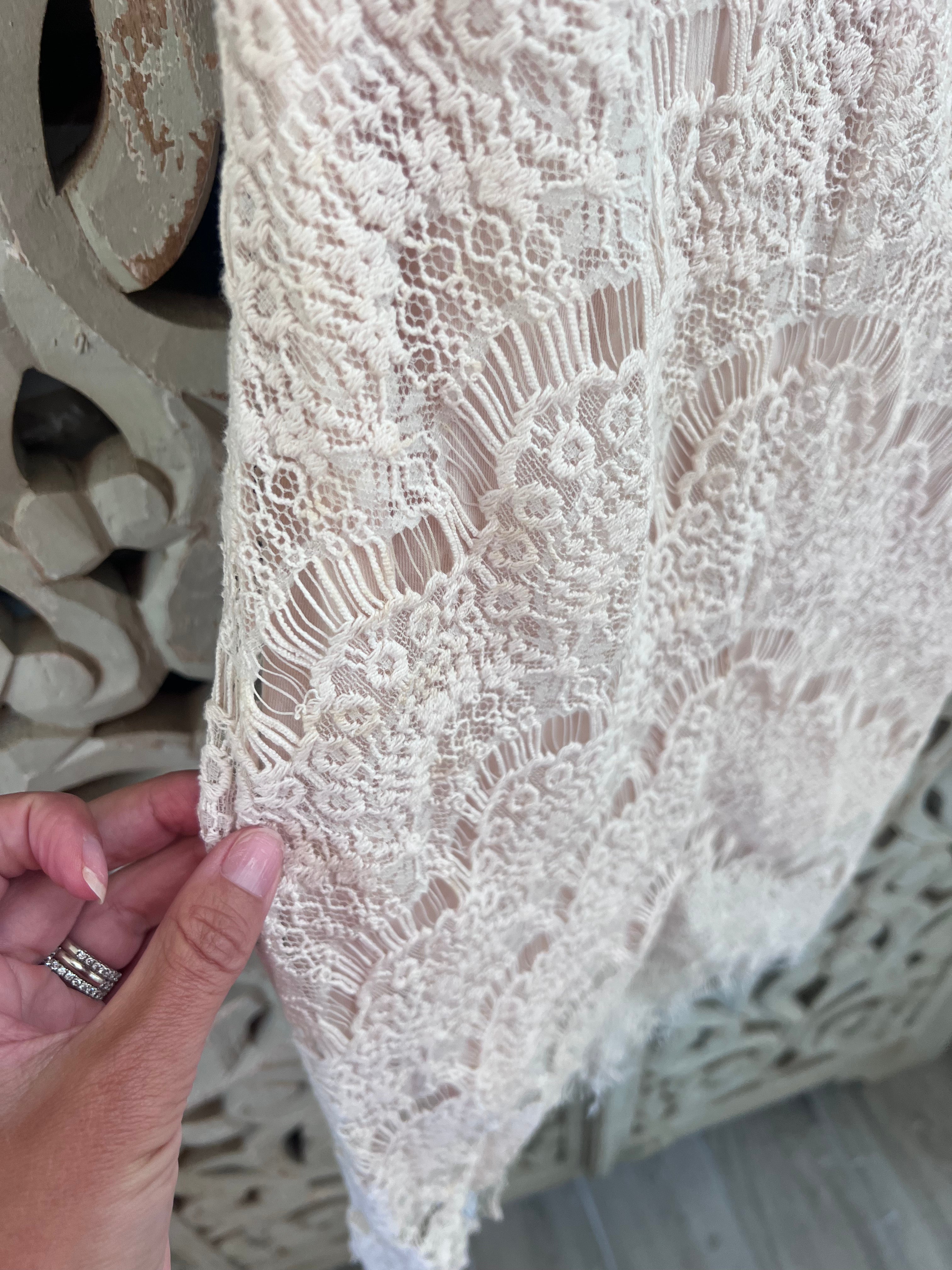Free People Lace Dress Size S (RESTYLE)