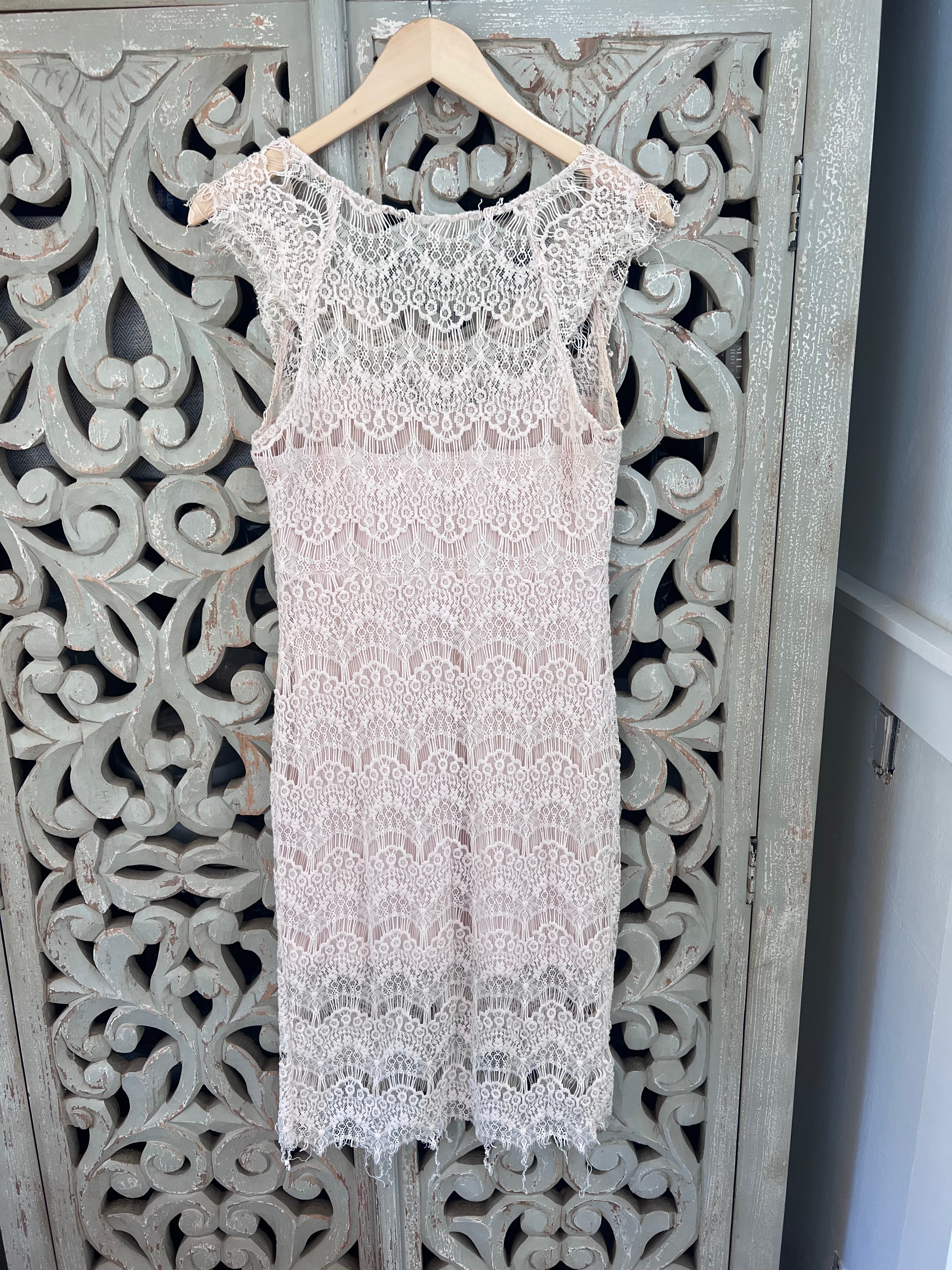 Free People Lace Dress Size S (RESTYLE)