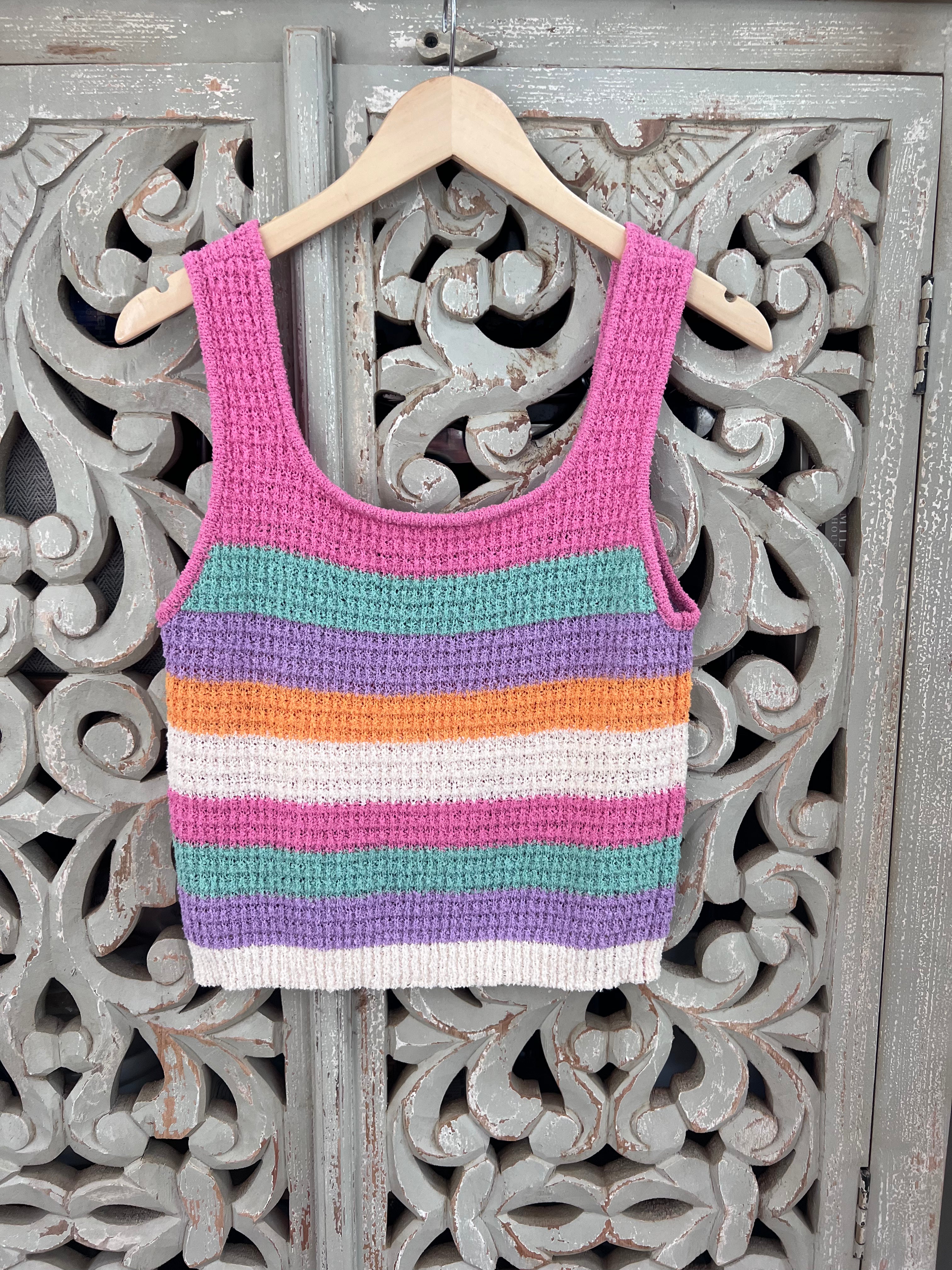 Striped Tank Size M (RESTYLE)