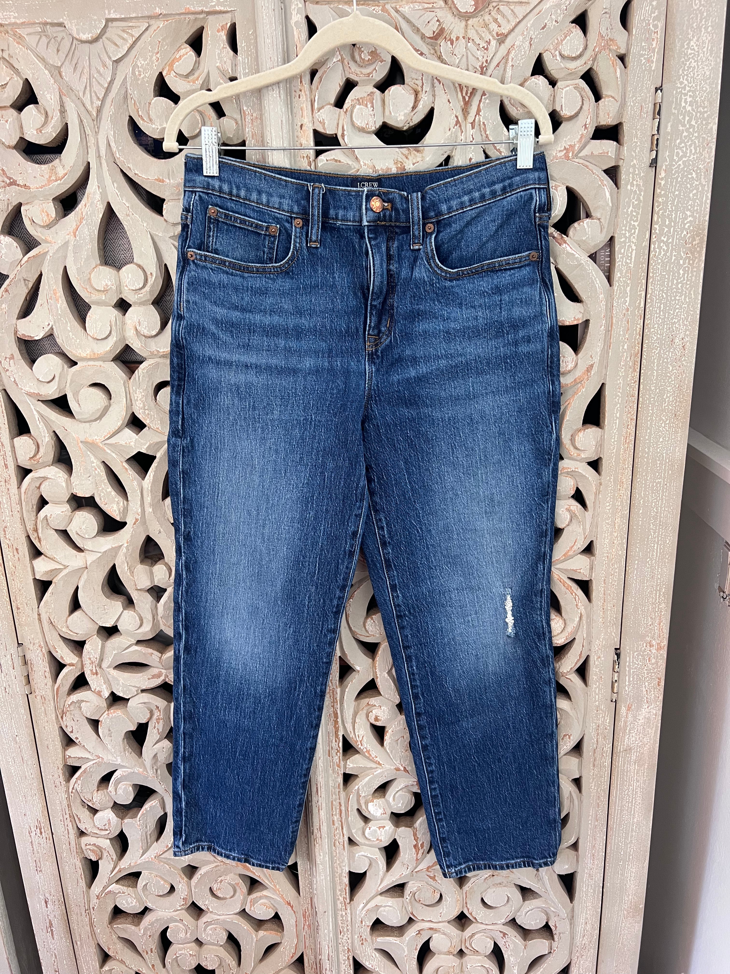 J Crew Relaxed Jeans Size 28 (RESTYLE)