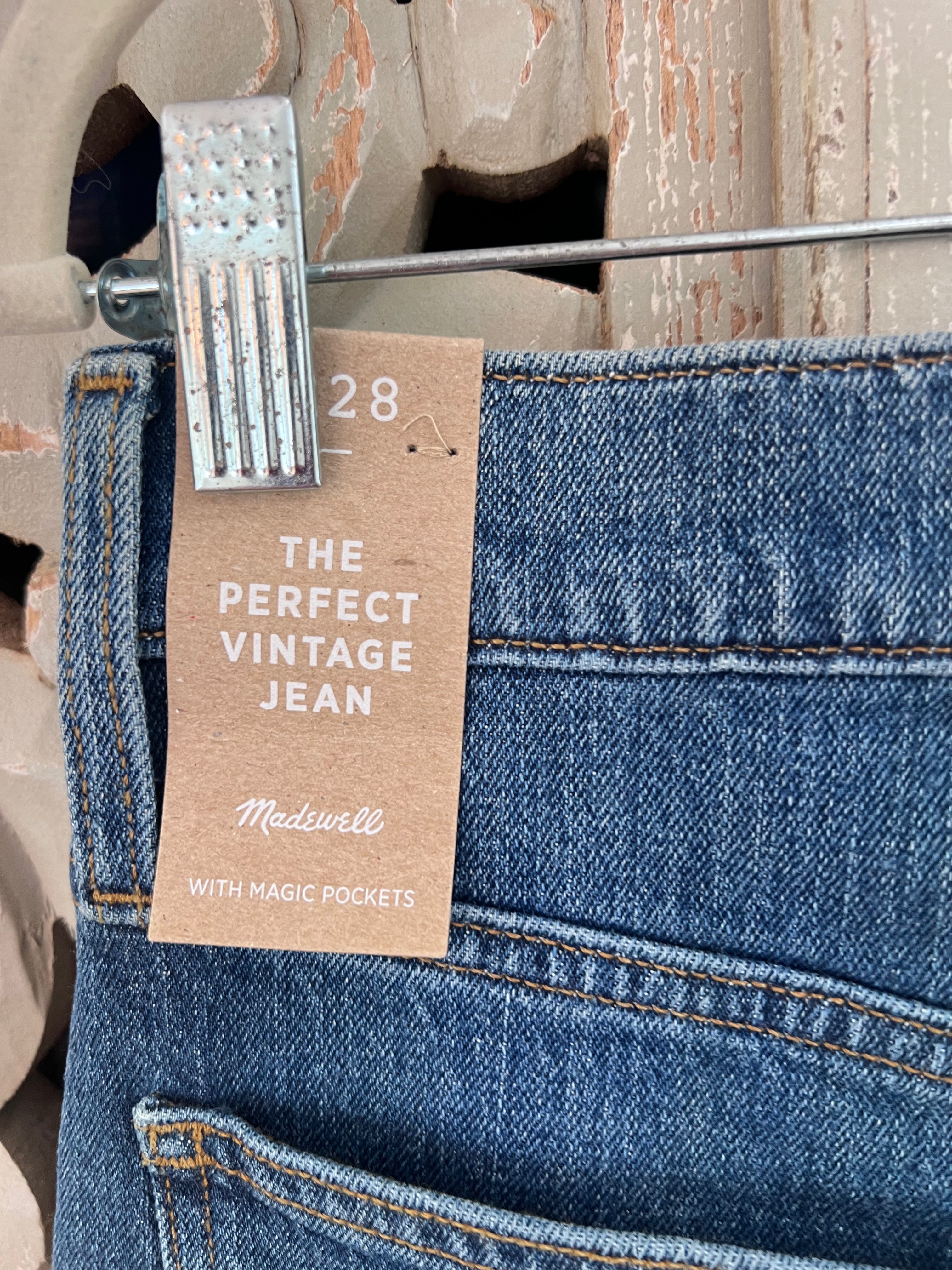 Madewell Jeans Size 28 NWT (RESTYLE)