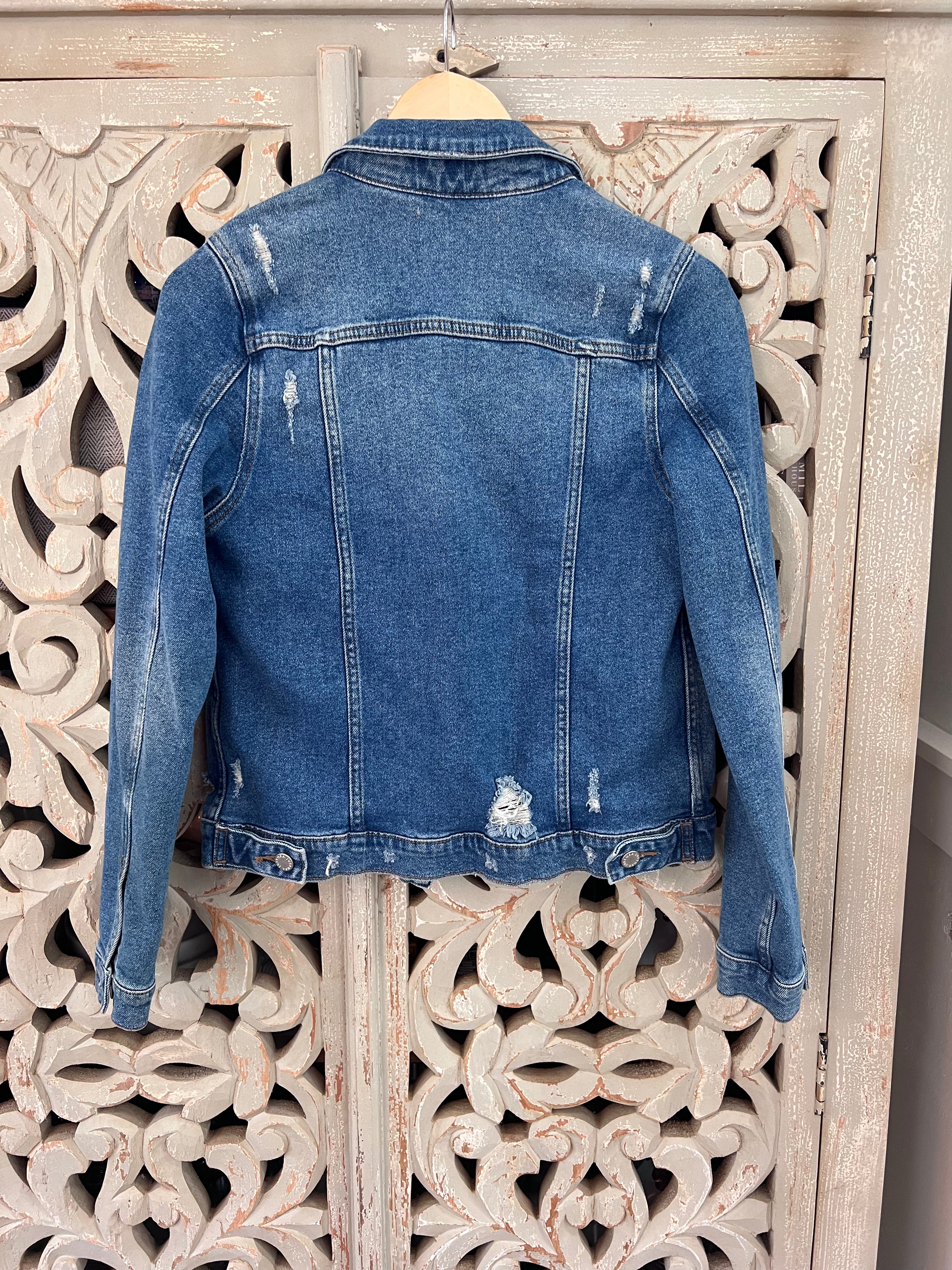 Just USA Denim Jacket Size S (RESTYLE)