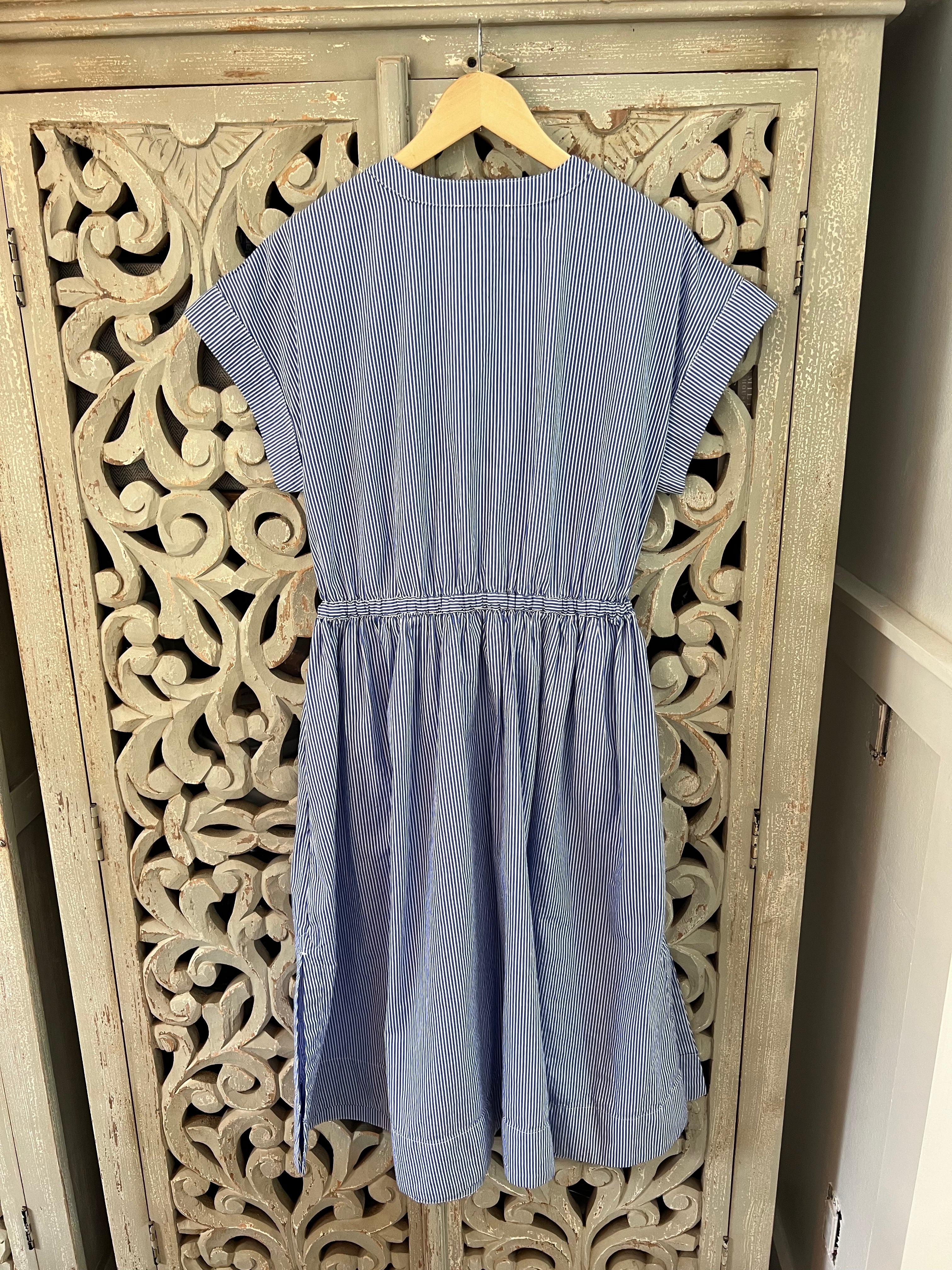 Blue + White Dress Size S (RESTYLE)