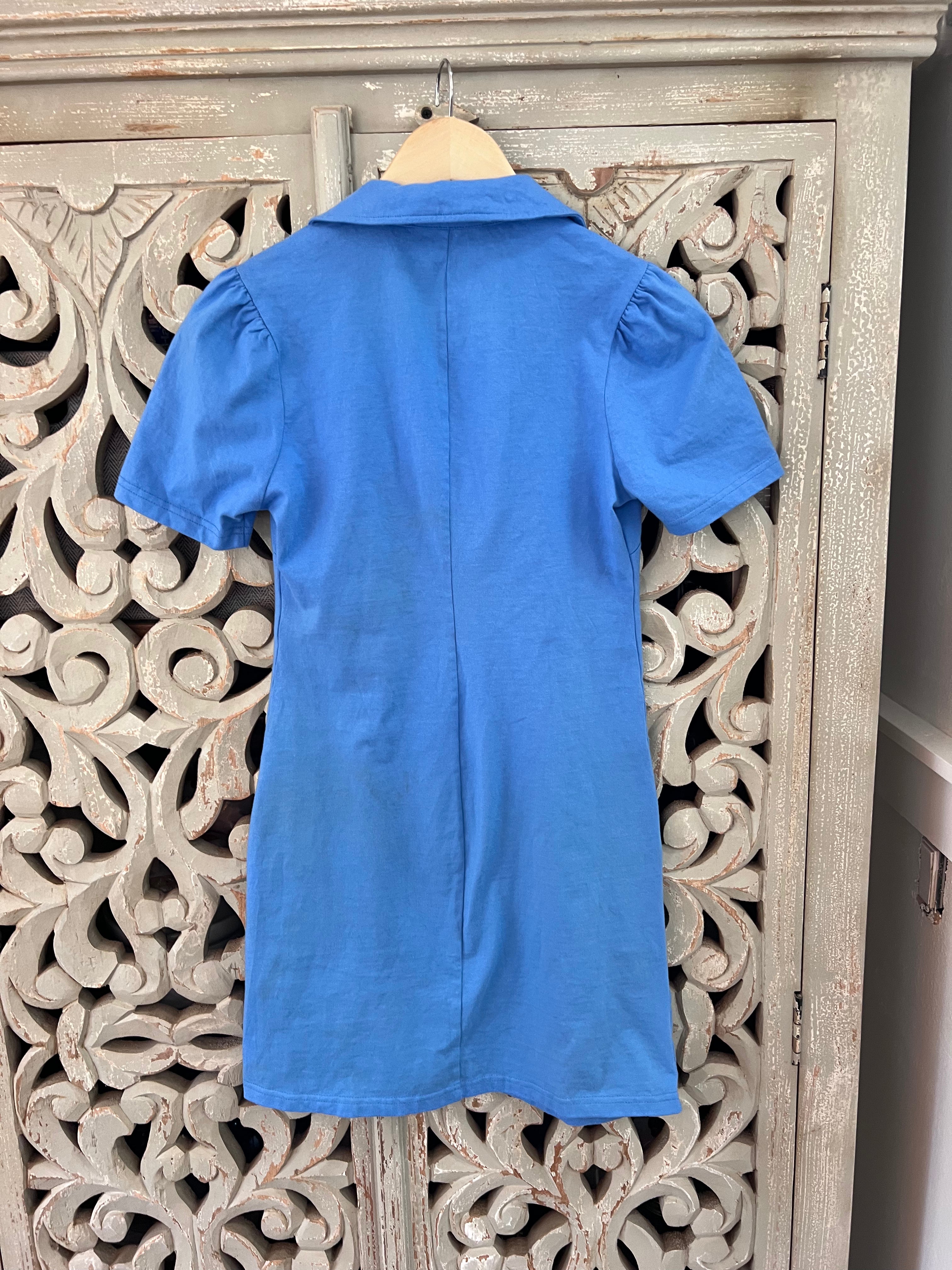 Boston Proper Blue Dress Size XS (RESTYLE)