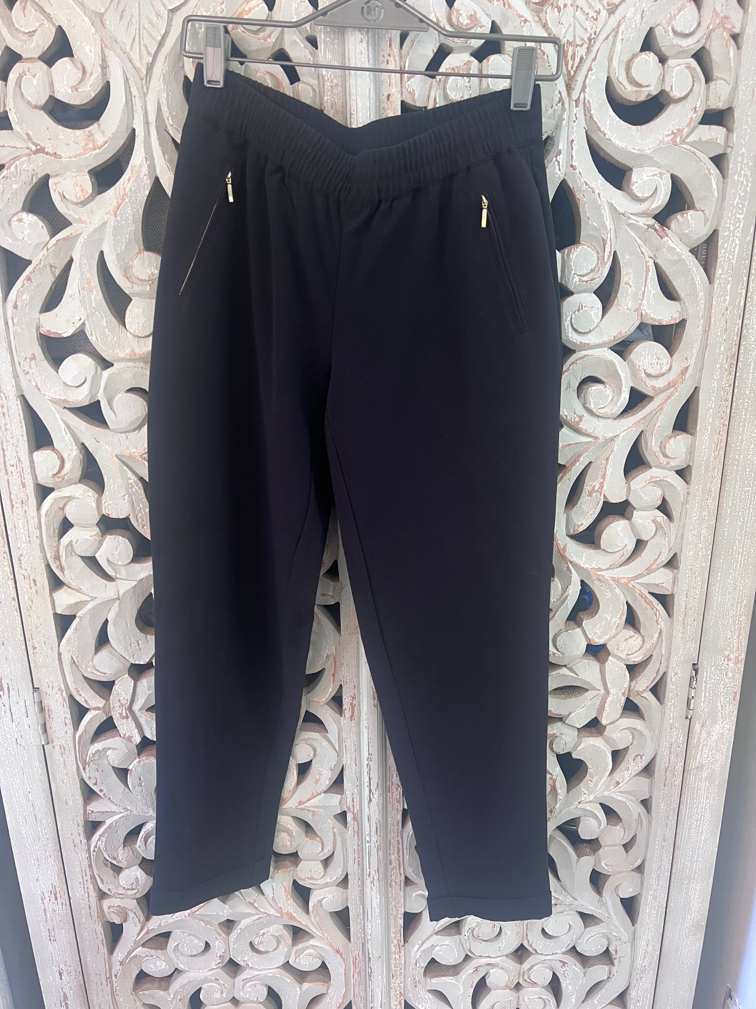 CHICO'S BLACK JOGGERS SIZE 00 (RESTYLE)