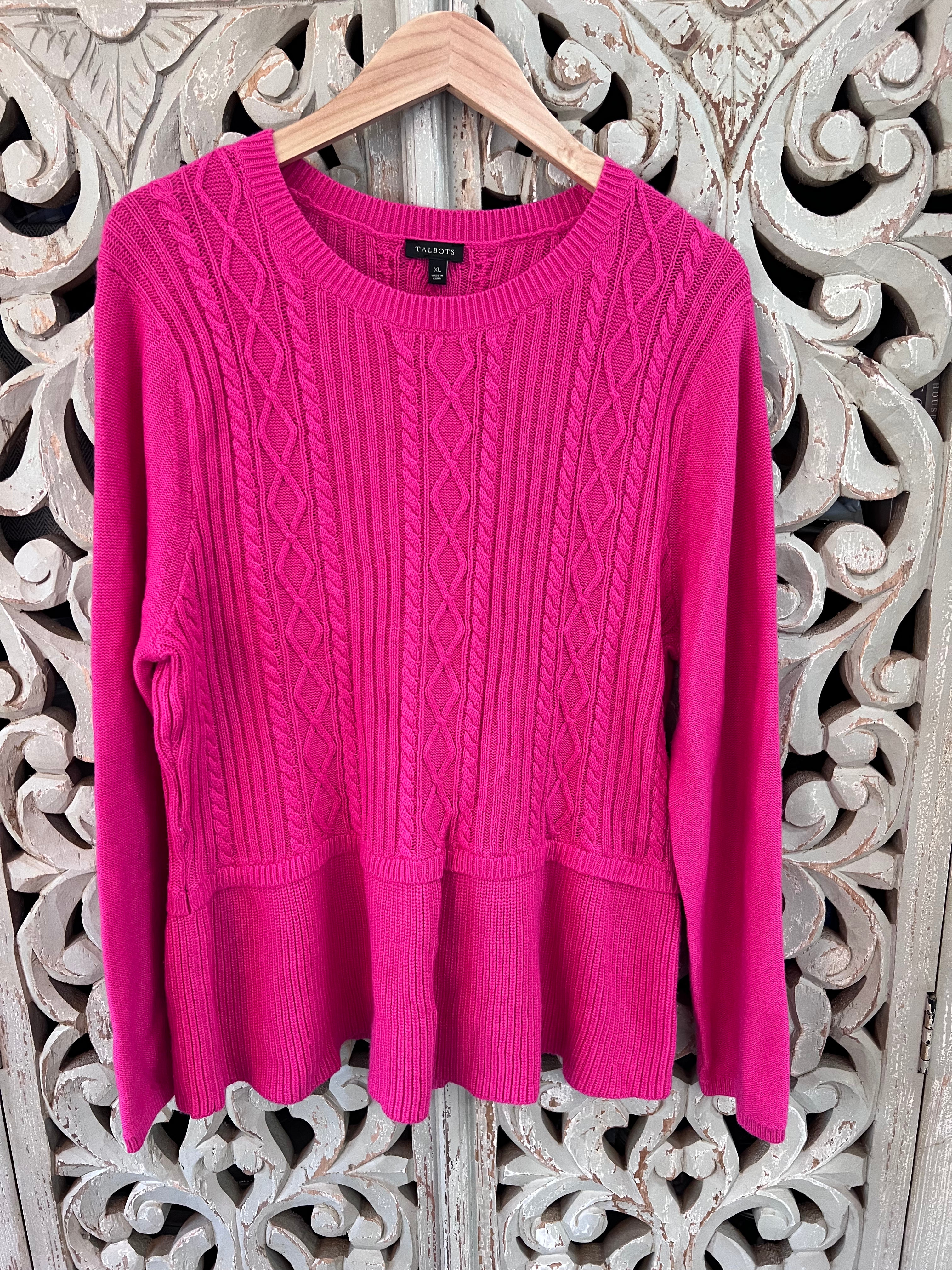 Talbots Pink Sweater XL (RESTYLE)