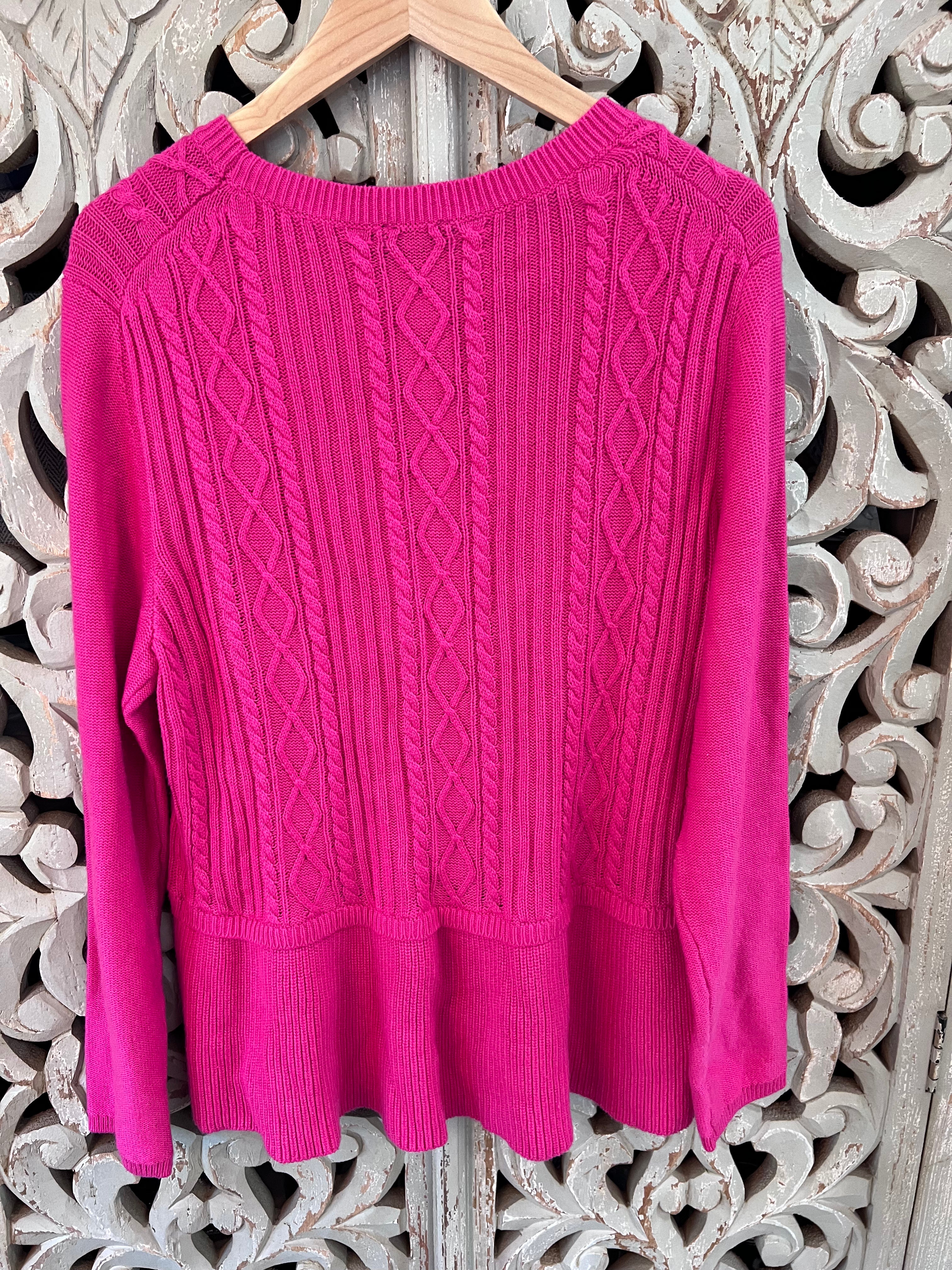 Talbots Pink Sweater XL (RESTYLE)