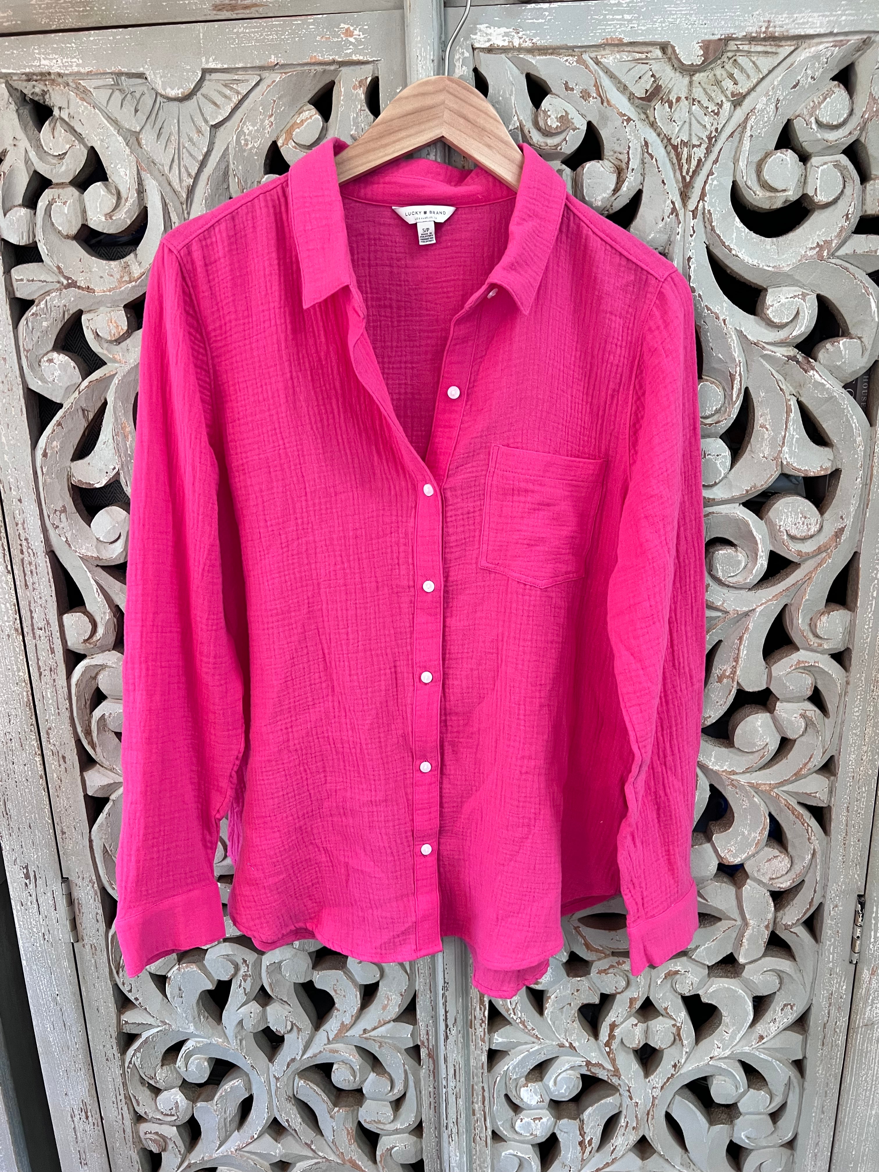 Lucky Brand Pink B/D Size S (RESTYLE)