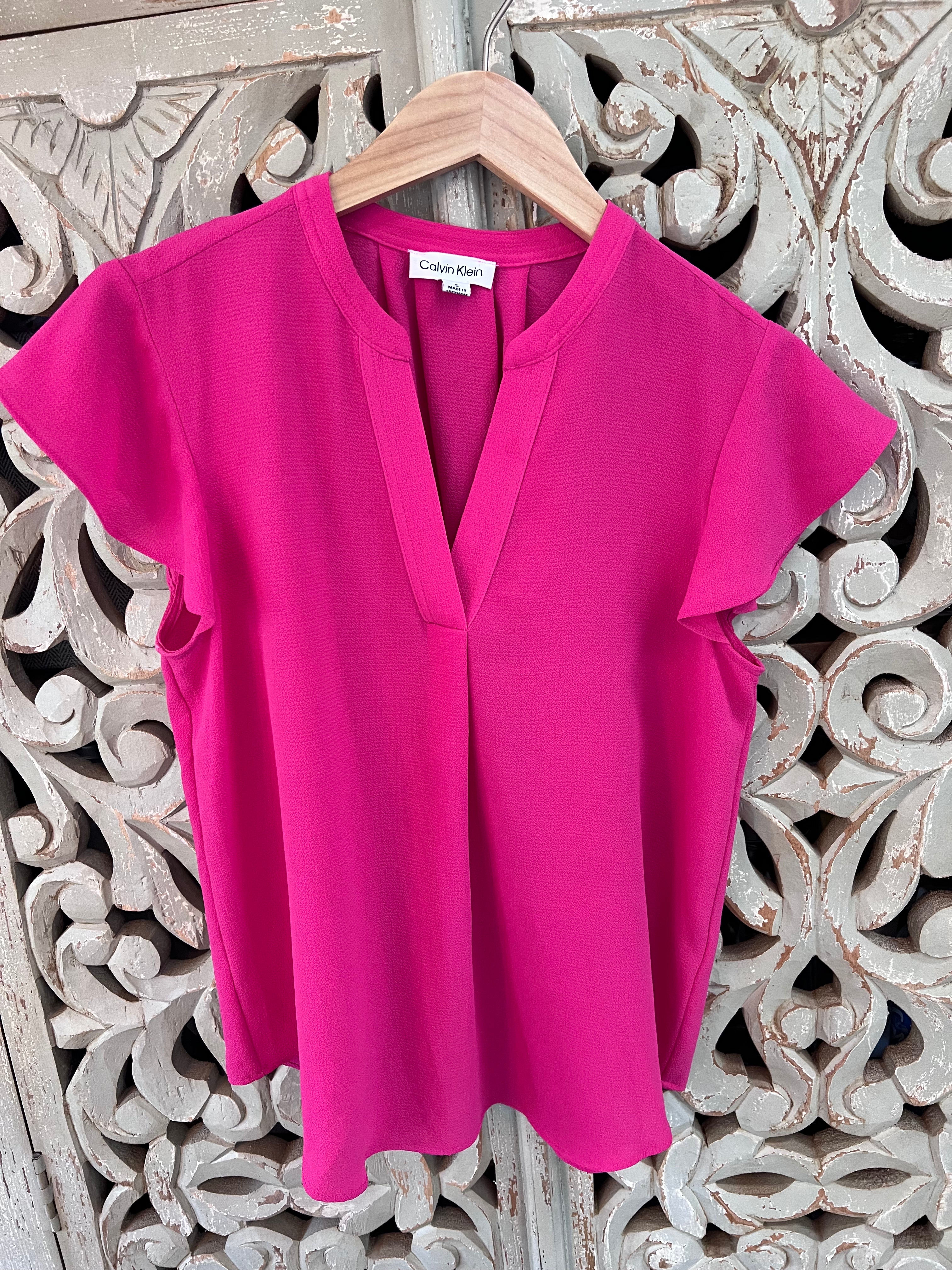 CK Pink Blouse S (RESTYLE)