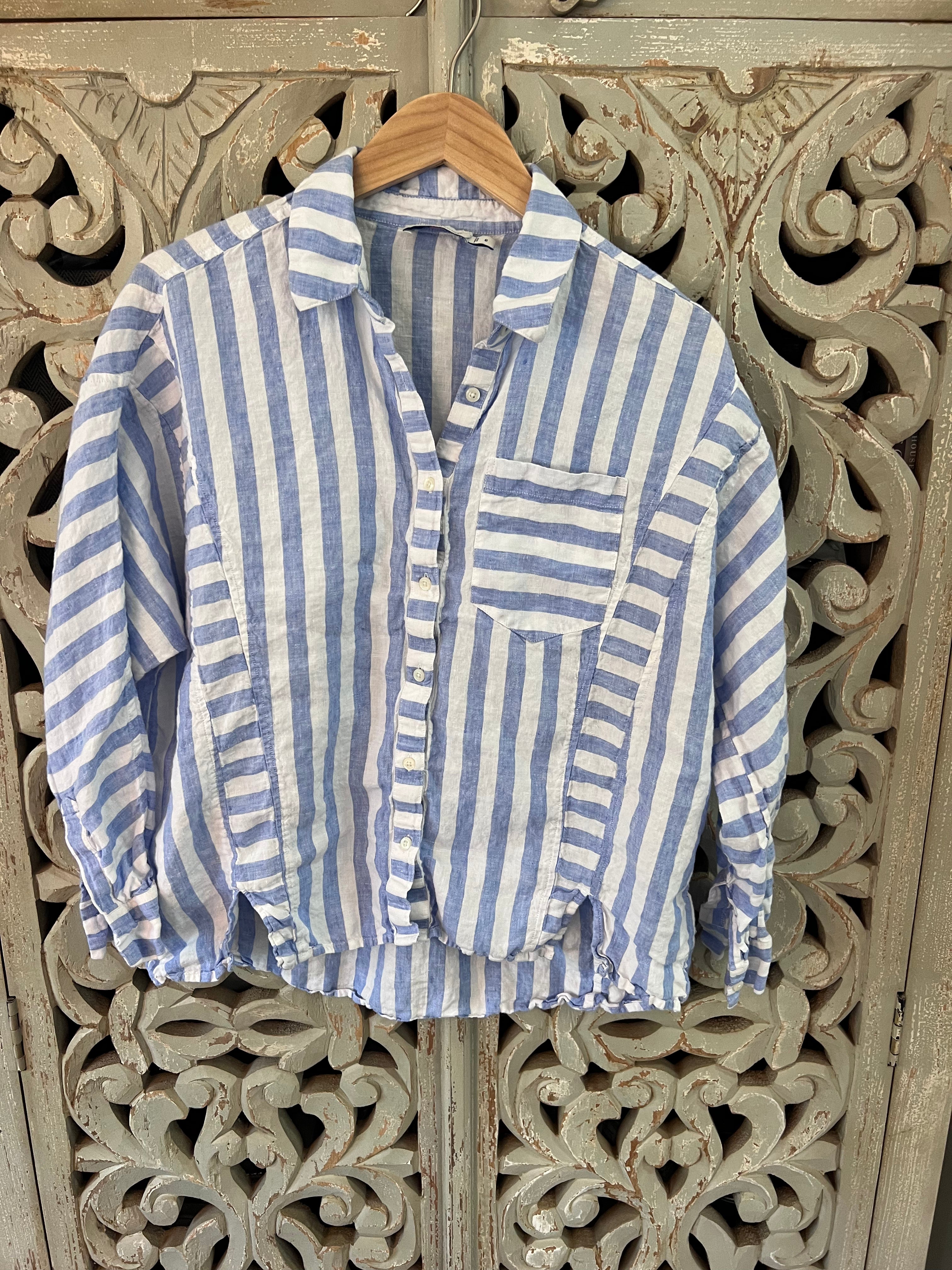 Vineyard Vines Striped Top Size 6 (RESTYLE)