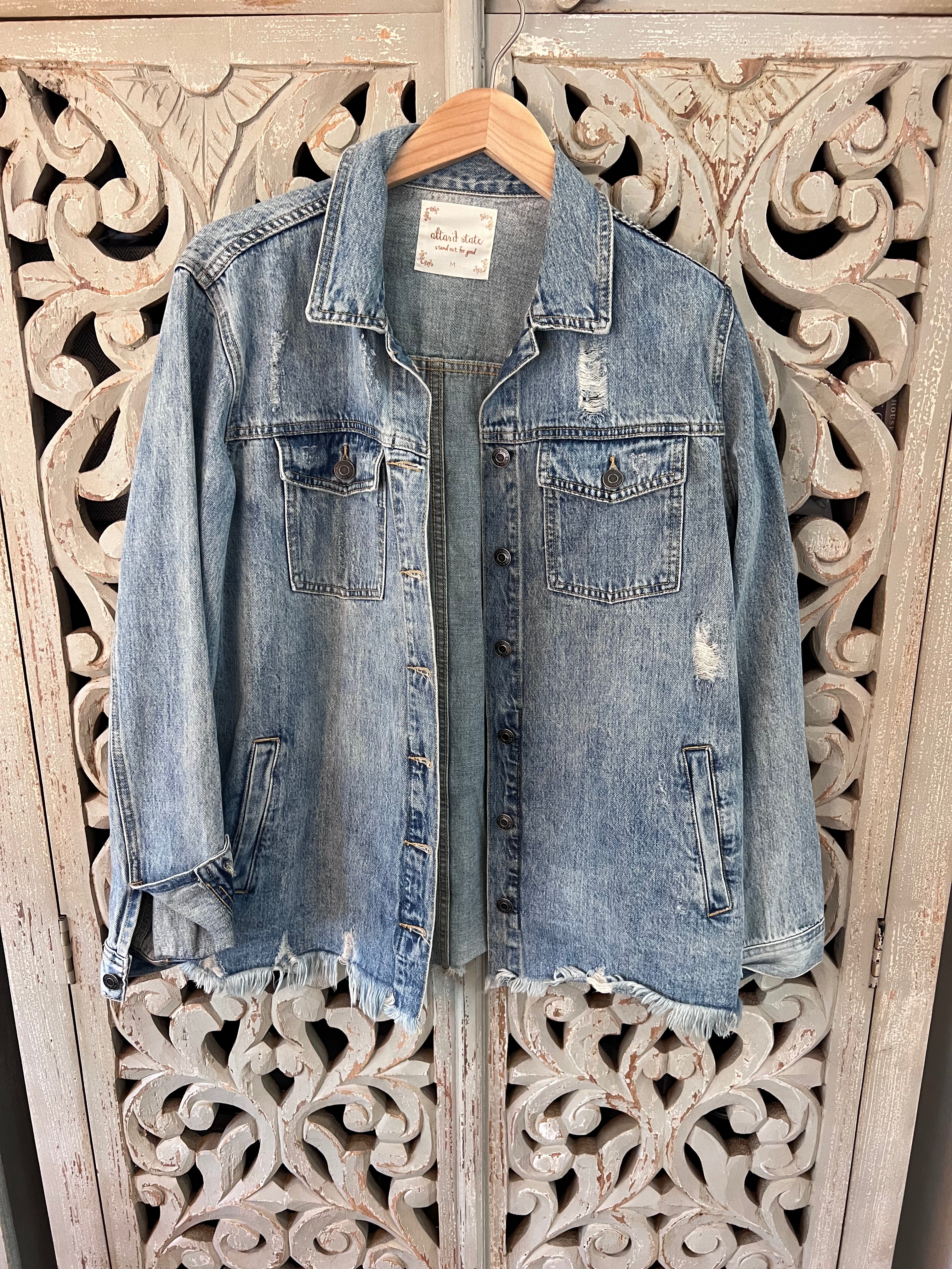 Altar'd State Denim Jacket M (RESTYLE)