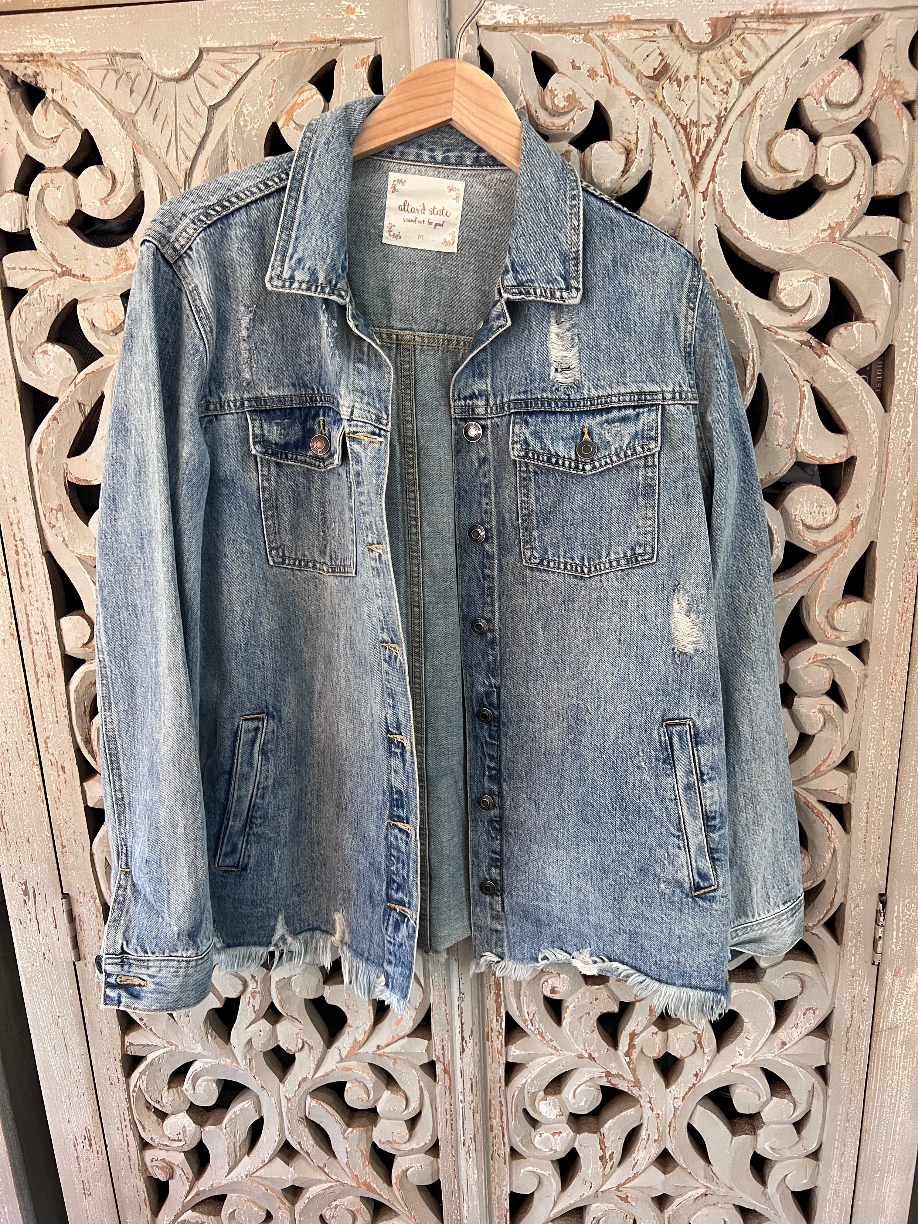 Altar'd State Denim Jacket M (RESTYLE)