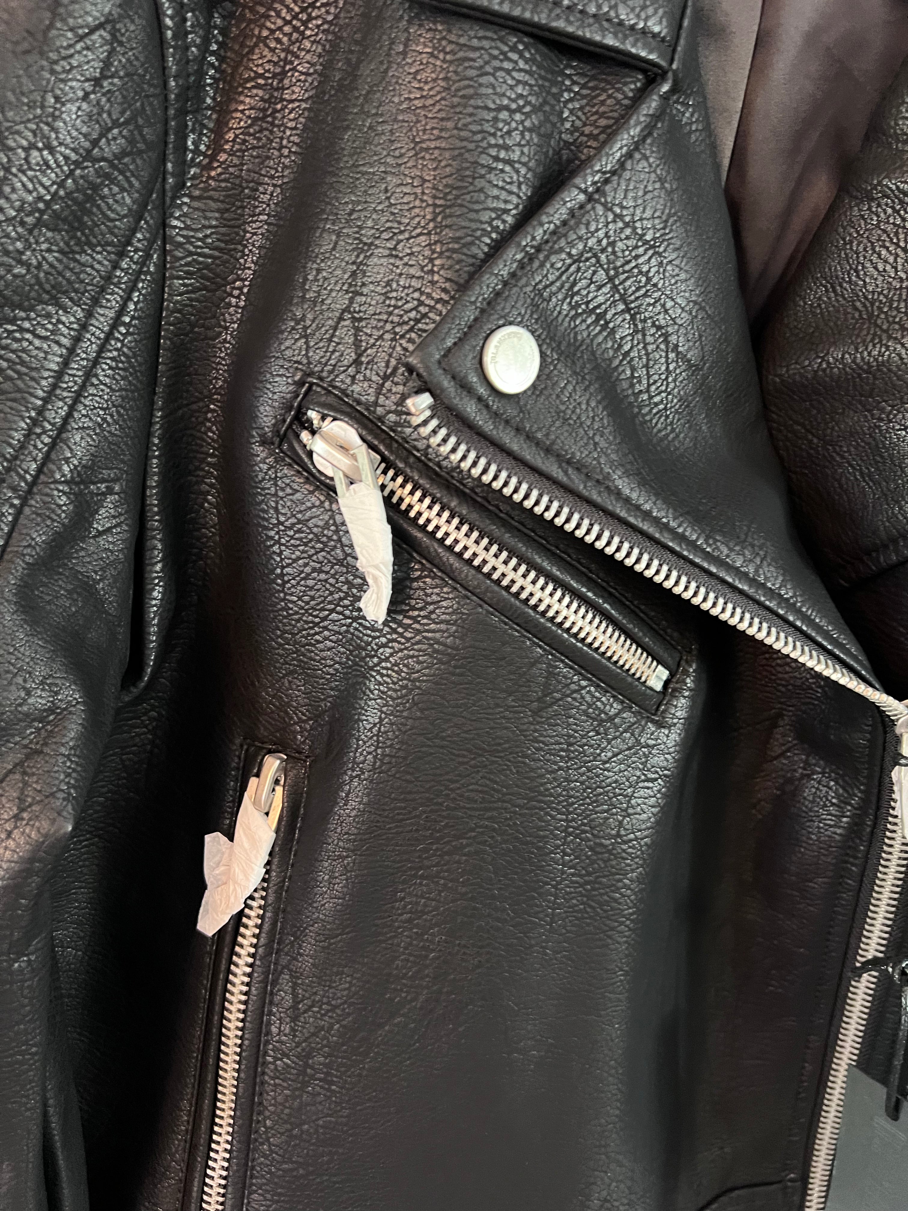 BLANK Vegan Leather Jacket M (RESTYLE)