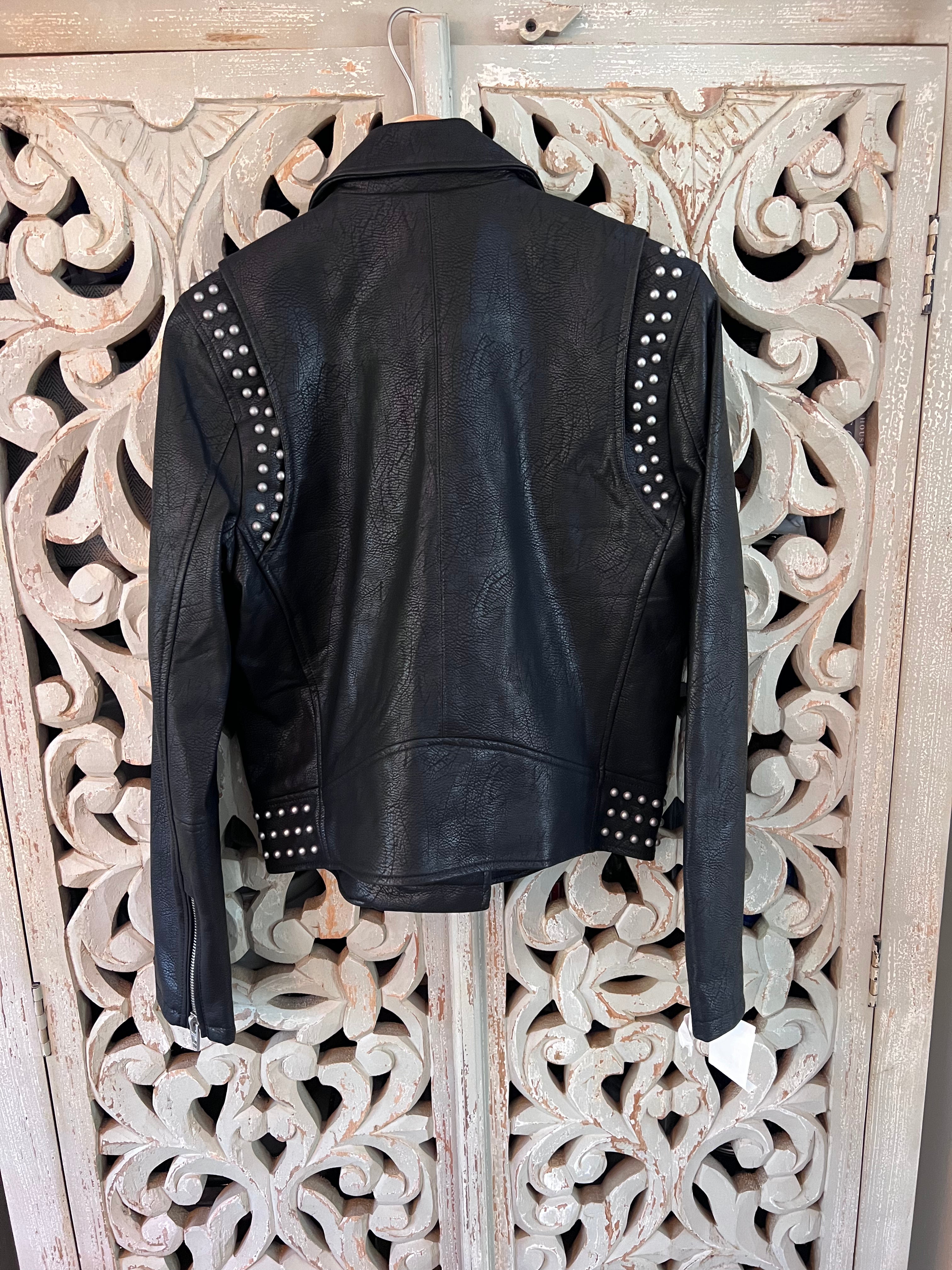 BLANK Vegan Leather Jacket M (RESTYLE)