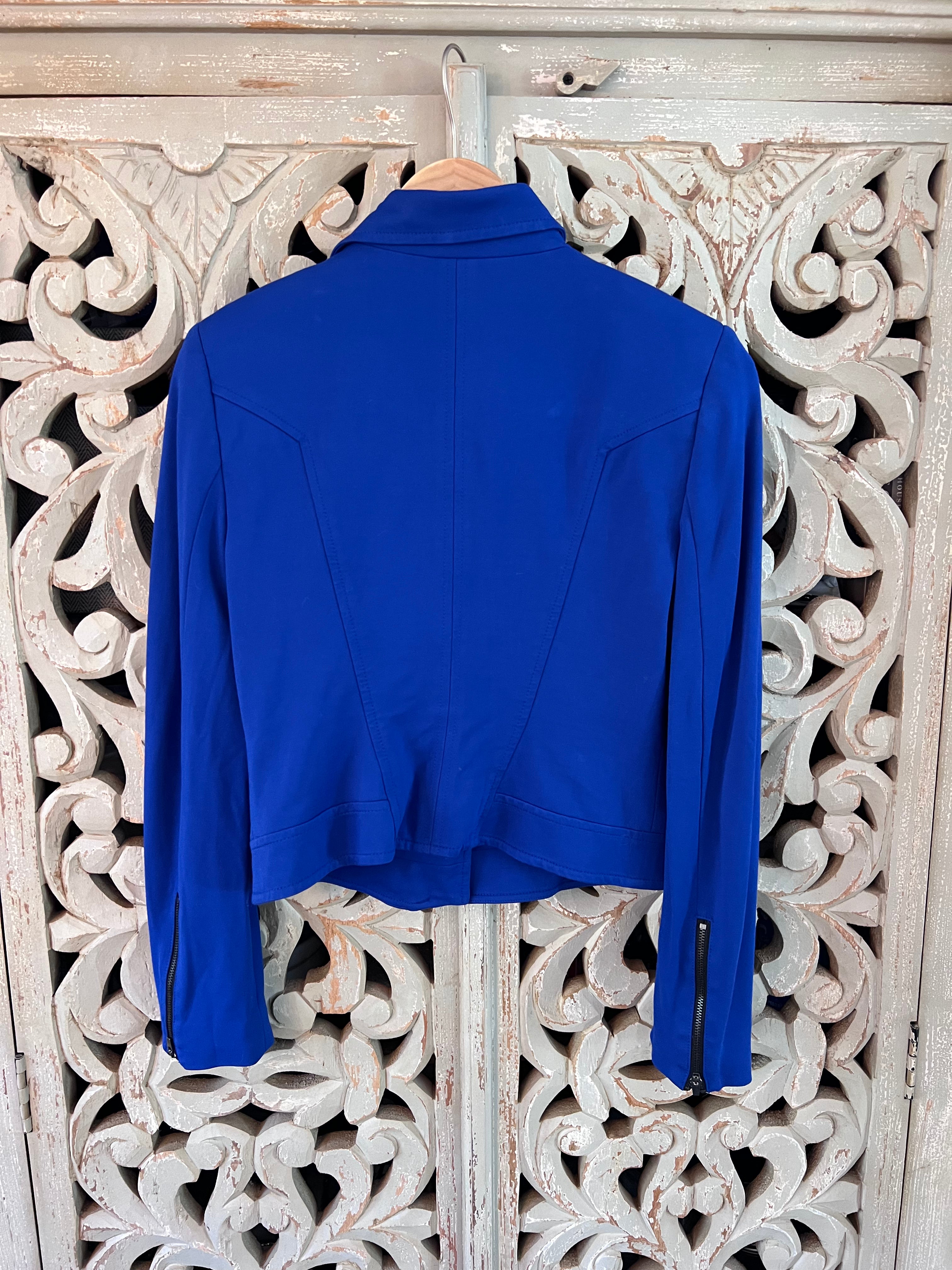 Cobalt Blue Moto Jacket S (RESTYLE)