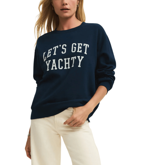 (Z SUPPLY) Yachty Boyfriend Sweatshirt