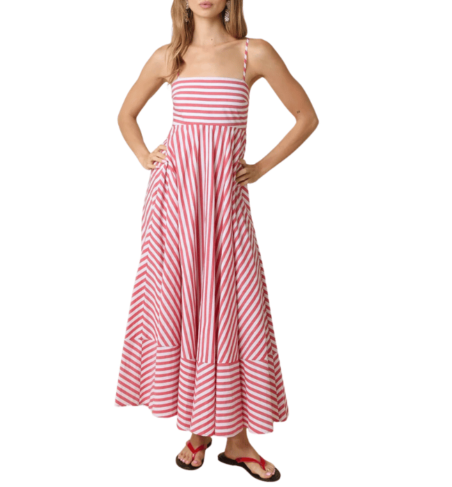 Cecily Stripe Maxi Dress