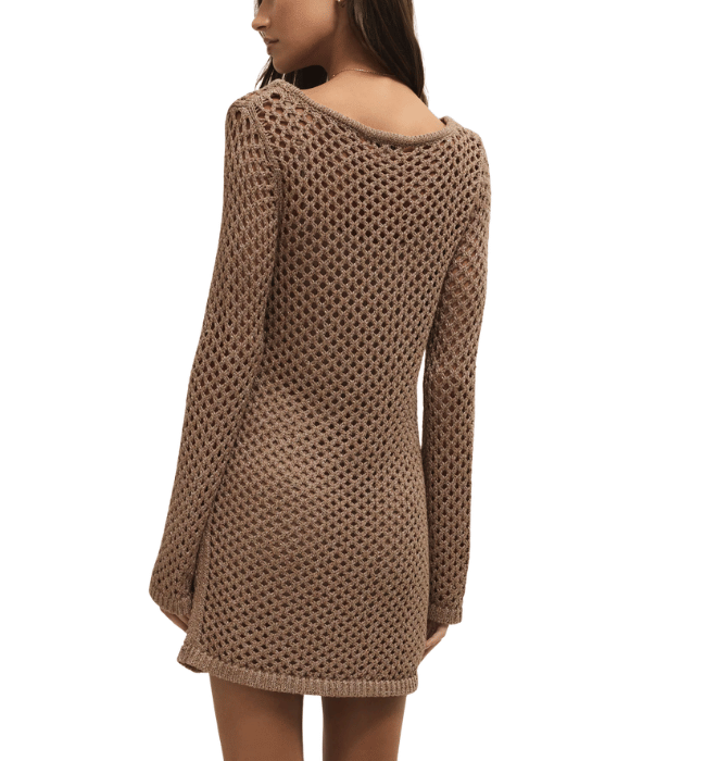 (Z SUPPLY) Calabria Shimmer Crochet Dress