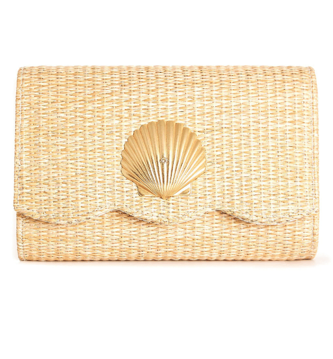 Ruby Scallop Clutch