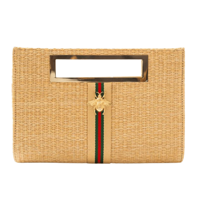 Chloe Straw Clutch