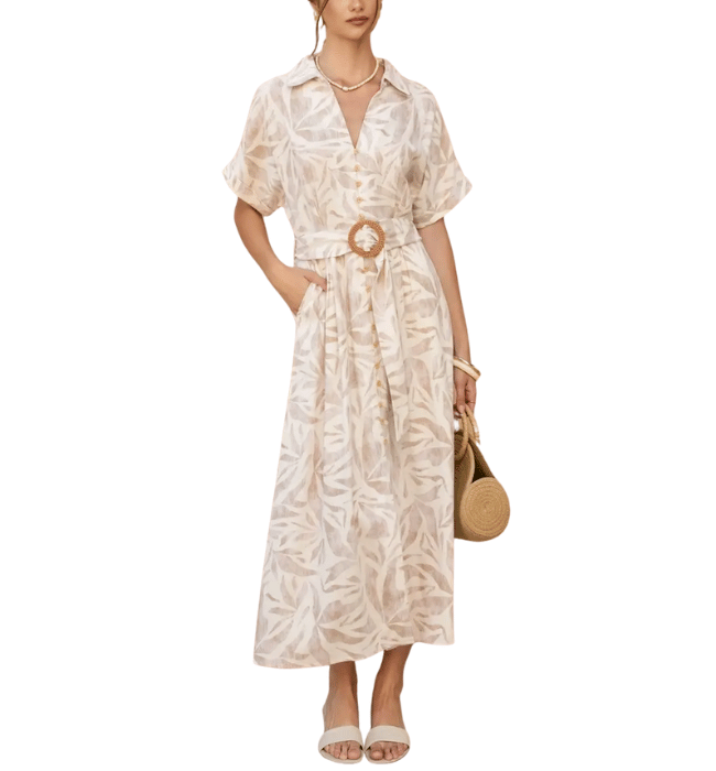Vika Buckle Maxi Dress