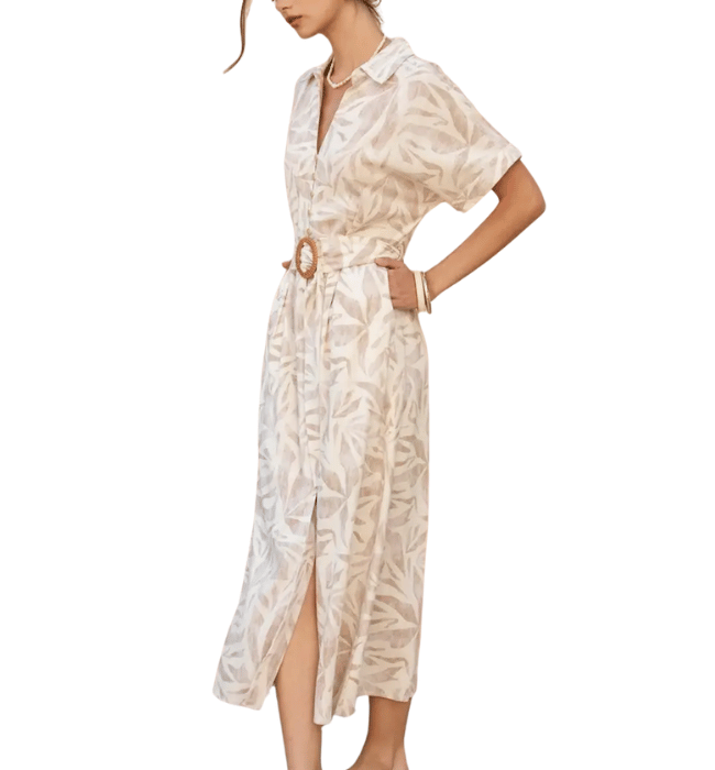 Vika Buckle Maxi Dress
