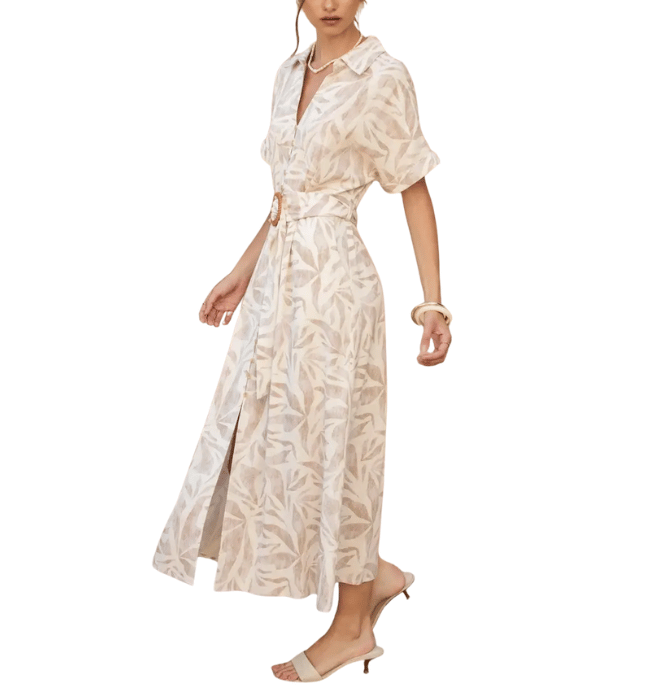 Vika Buckle Maxi Dress