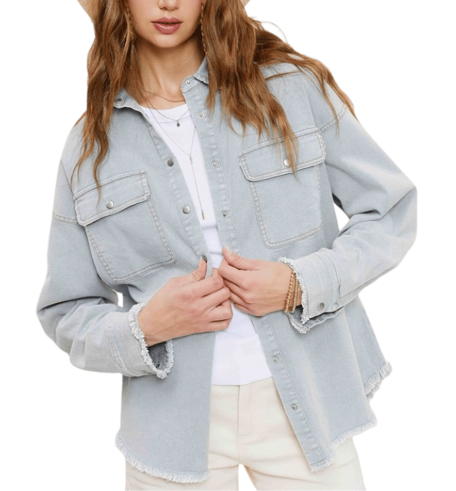 Aubrey Denim Button Down Shirt