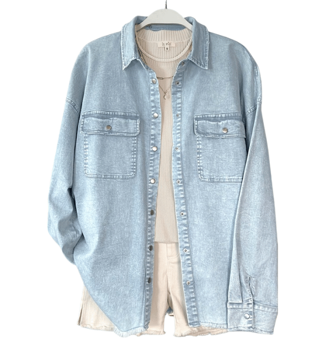 Aubrey Denim Button Down Shirt