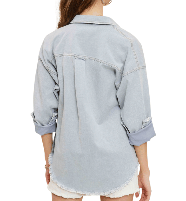 Aubrey Denim Button Down Shirt