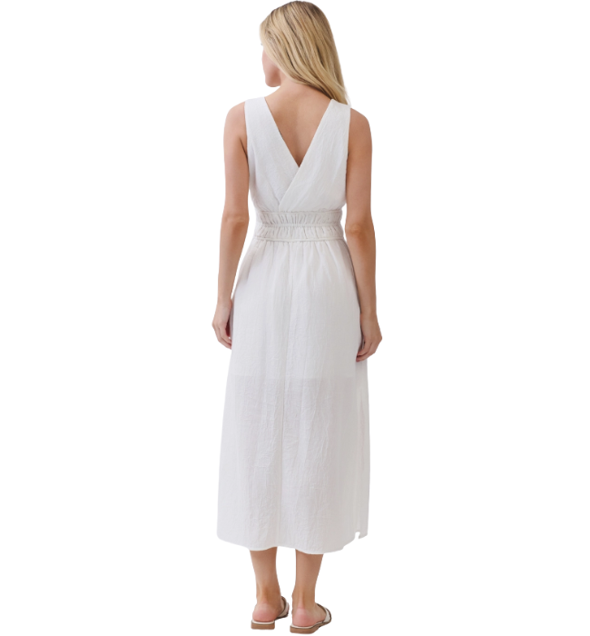 Ayla Surplice Midi Dress