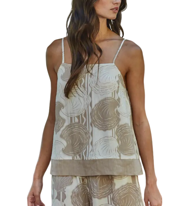Leslie Shell Top