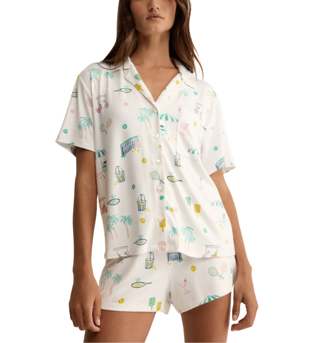 (Z SUPPLY) Court Sports PJ Top