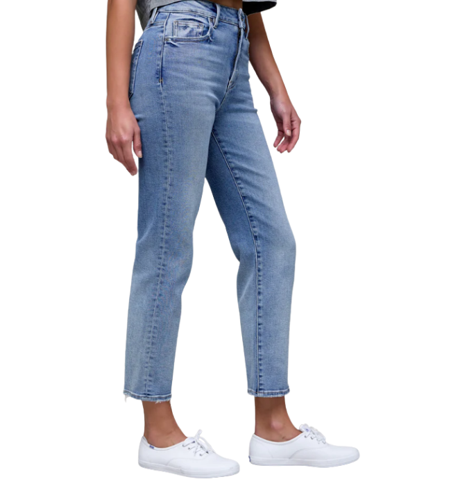 Tracey Medium Dark Straight Jeans