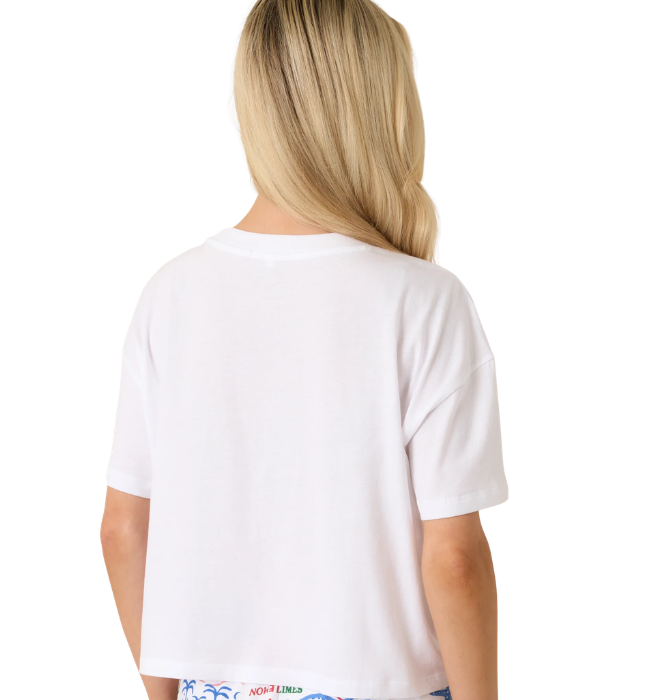 [Z SUPPLY] Vintage White Multi Cotton Sea Tee