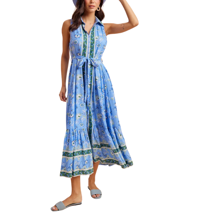 Astrid Button Down Maxi Dress