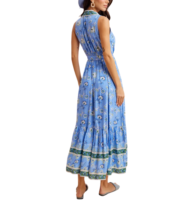 Astrid Button Down Maxi Dress