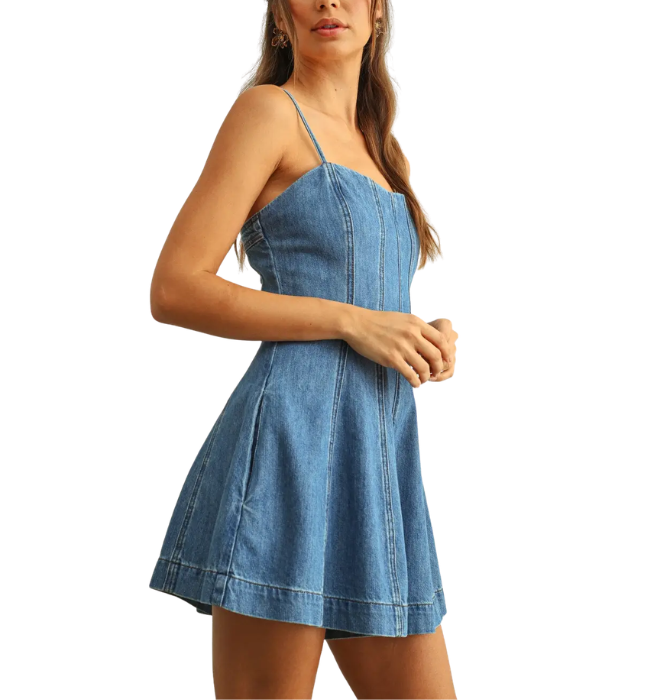 Sigrid Denim Romper