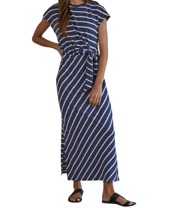 Hudson Striped Maxi Dress