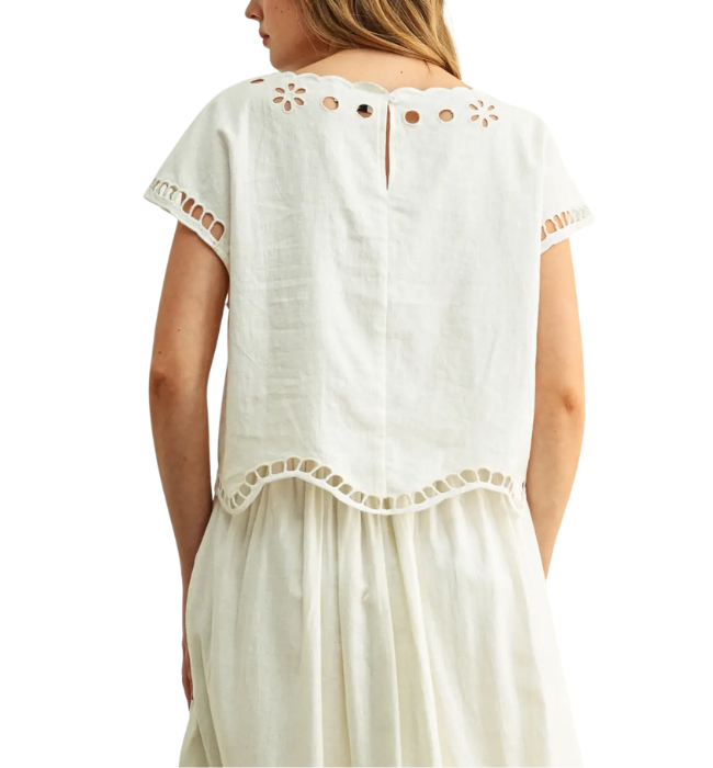 Evangaline Embroidered Top